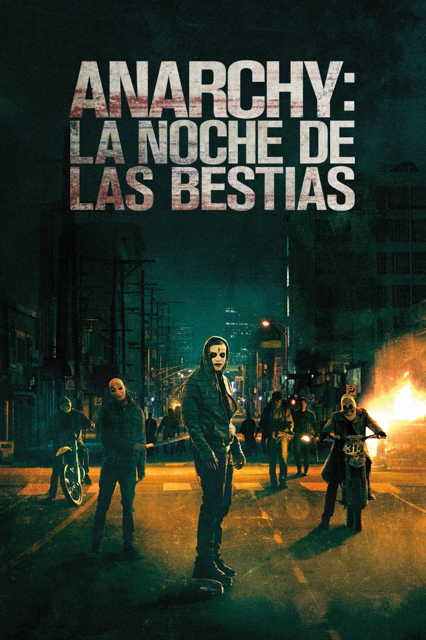 Poster de ANARCHY: LA NOCHE DE LAS BESTIAS en español
