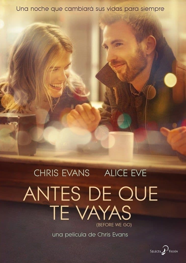 Poster de ANTES DE QUE TE VAYAS en español