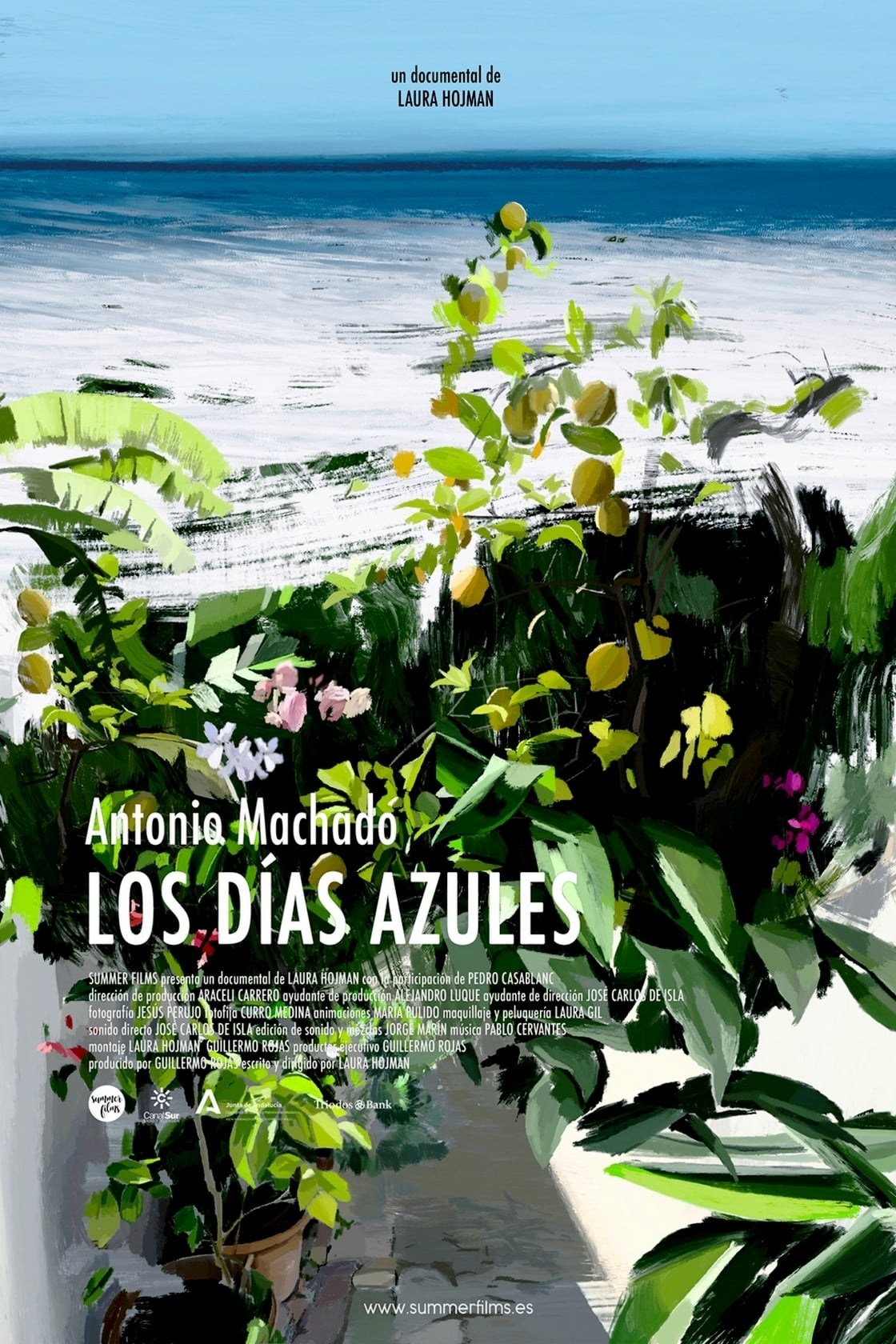 Poster de ANTONIO MACHADO. LOS DÍAS AZULES en español