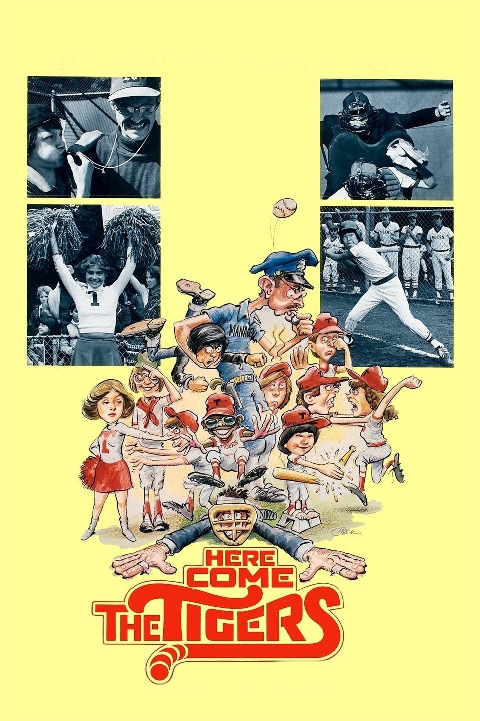 Poster de AQUÍ VIENEN LOS TIGRES en inglés