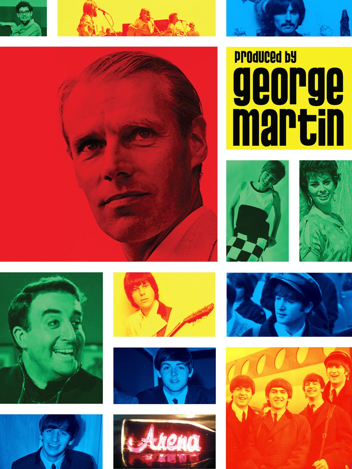 Poster de "ARENA" PRODUCED BY GEORGE MARTIN