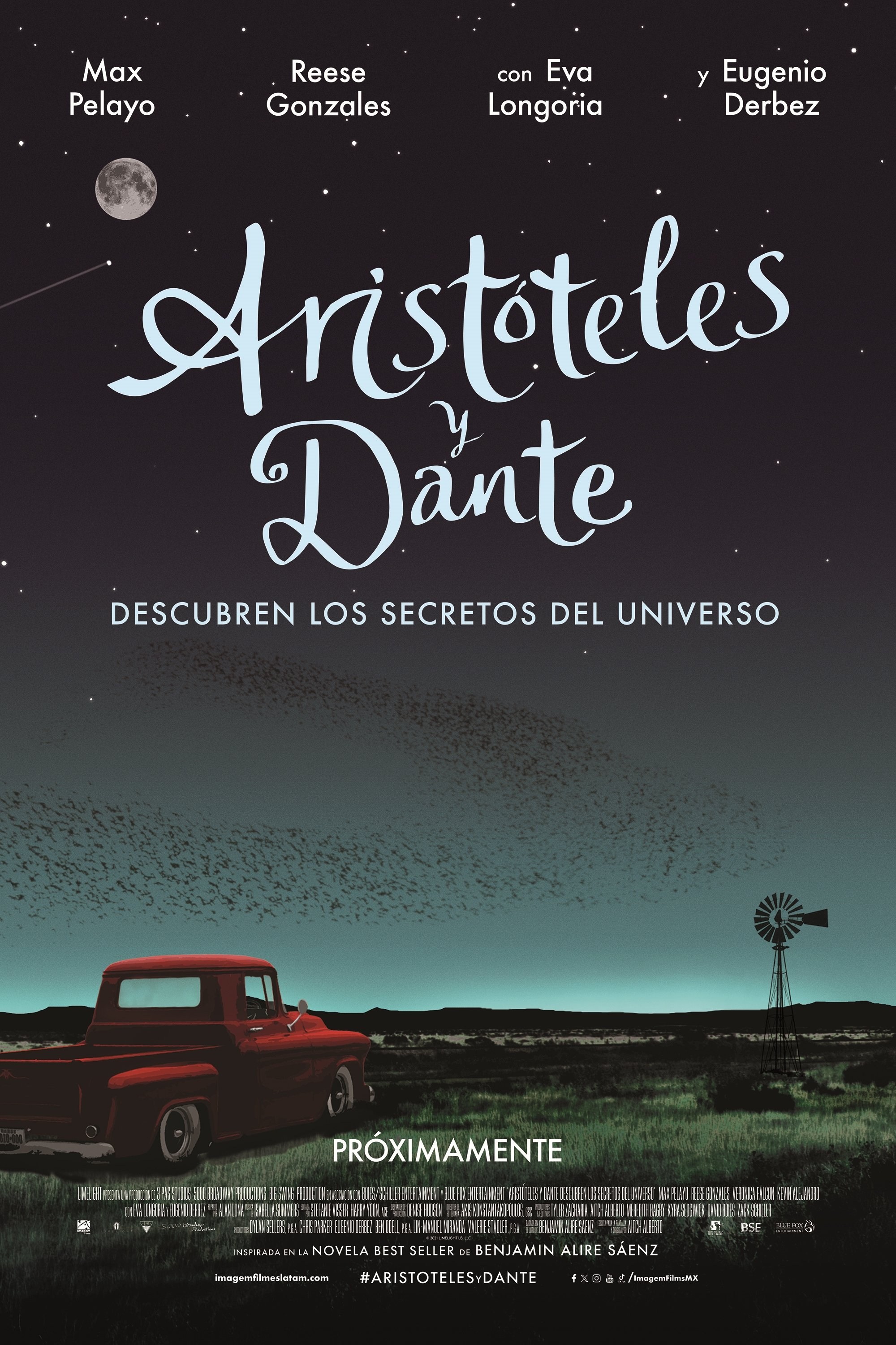 Poster de ARISTÓTELES Y DANTE DESCUBREN LOS SECRETOS DEL UNIVERSO en español