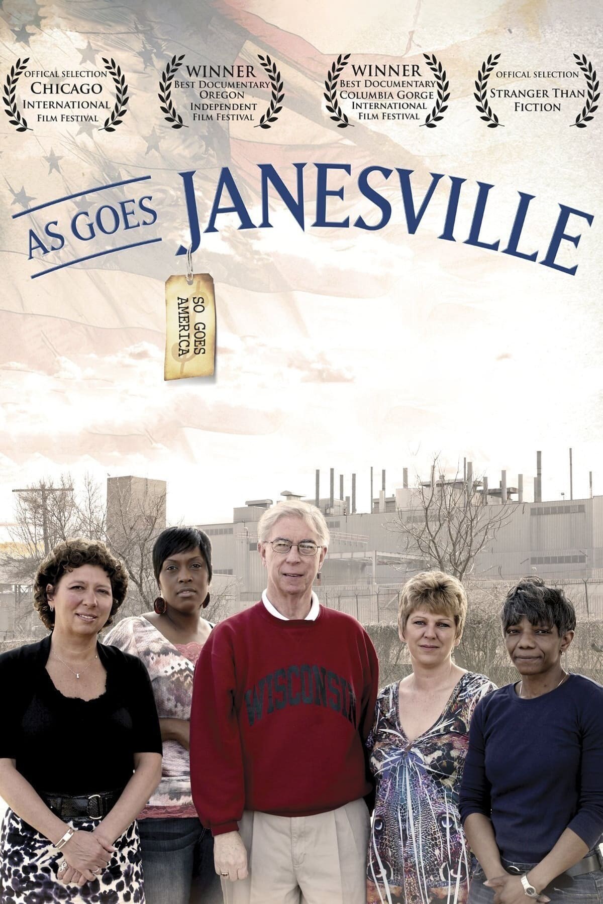 Poster de AS GOES JANESVILLE en inglés