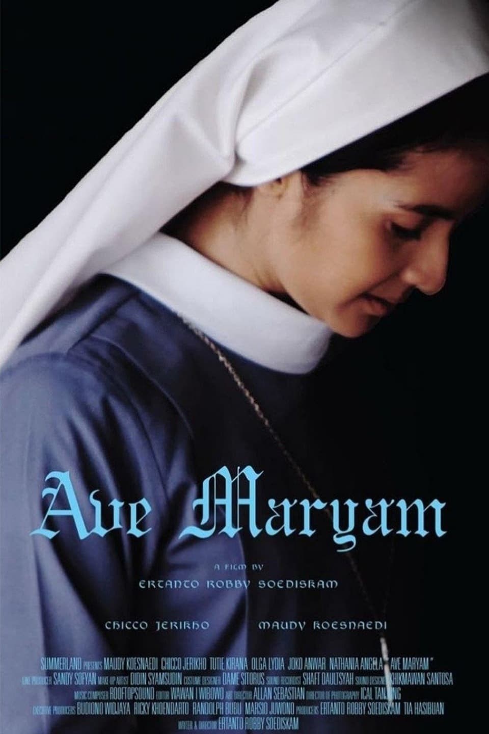 Poster de AVE MARYAM en inglés