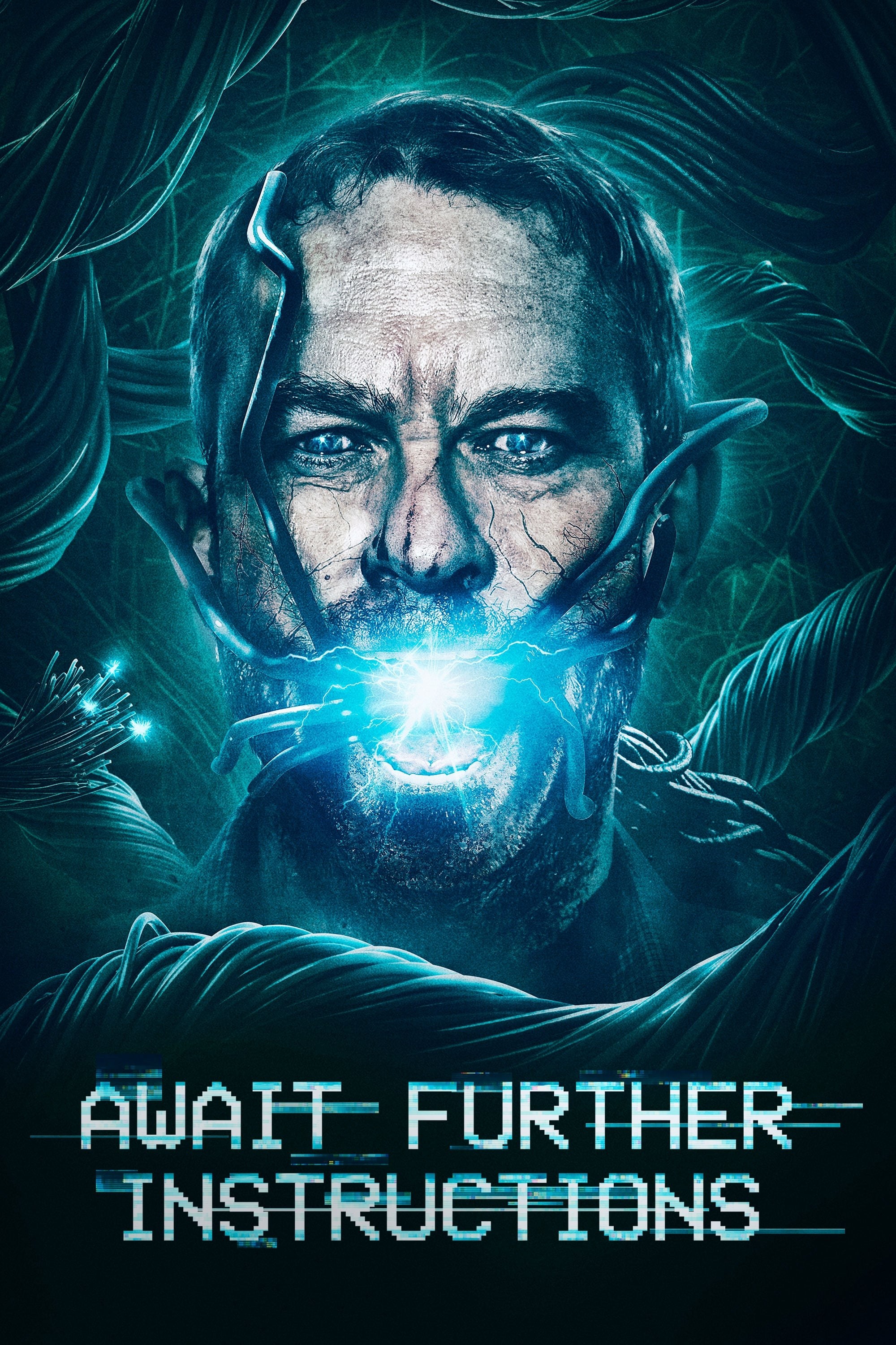 Poster de AWAIT FURTHER INSTRUCTIONS en inglés
