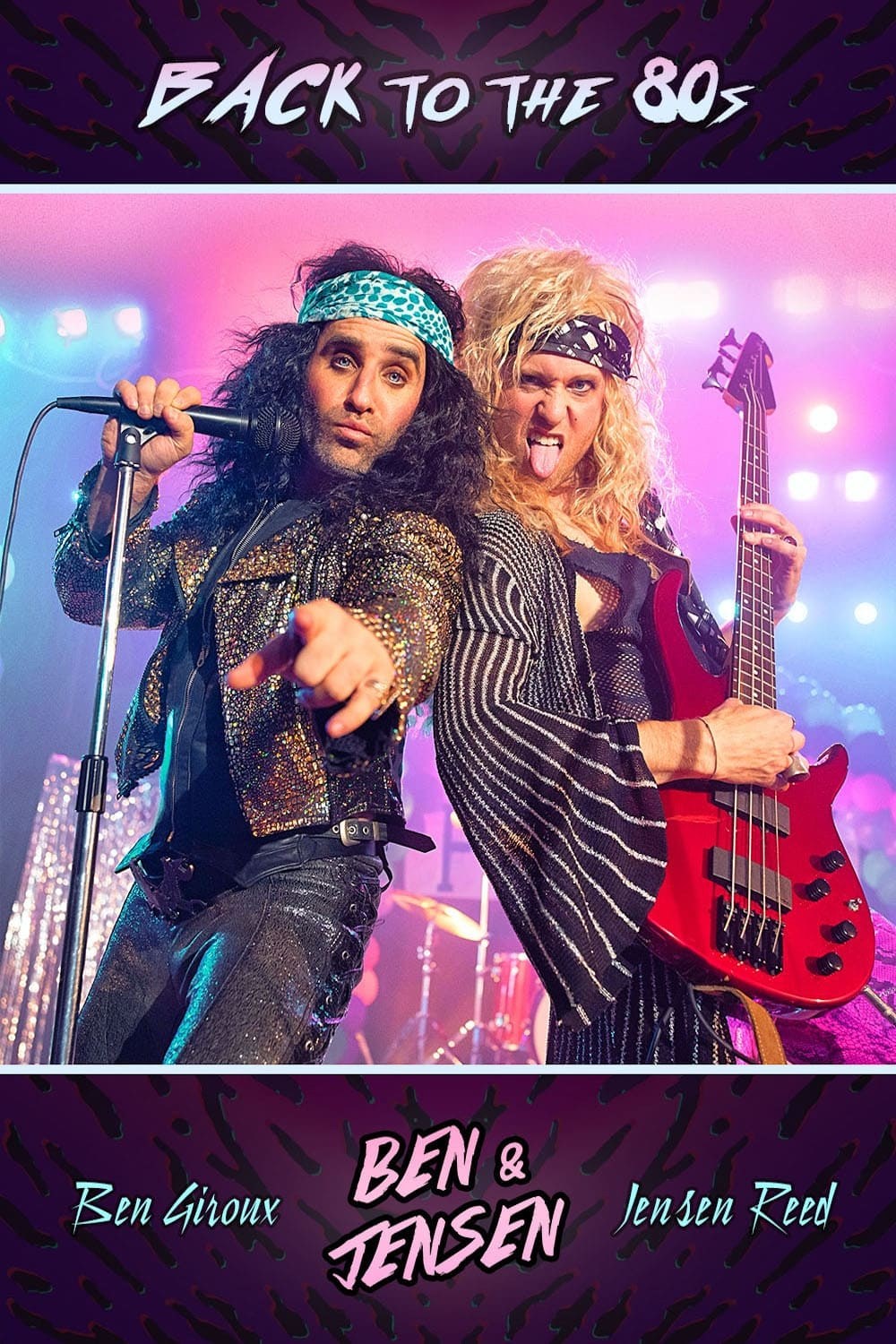 Poster de BACK TO THE 80'S en inglés