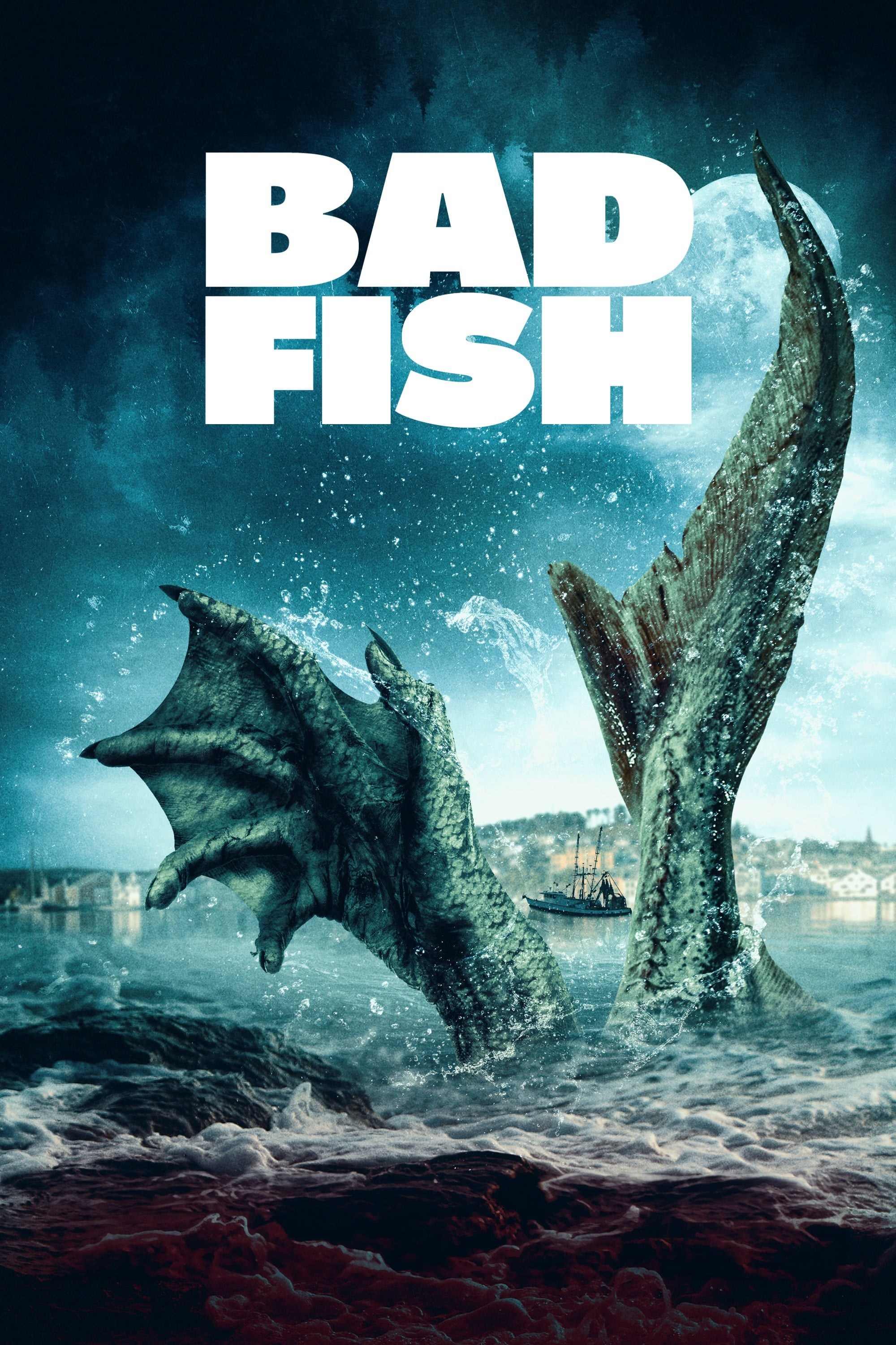 Poster de BAD FISH en inglés