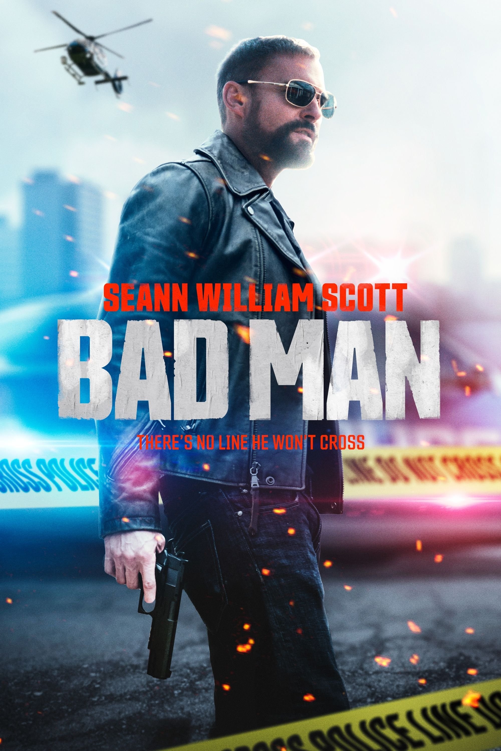 Poster de BAD MAN en inglés