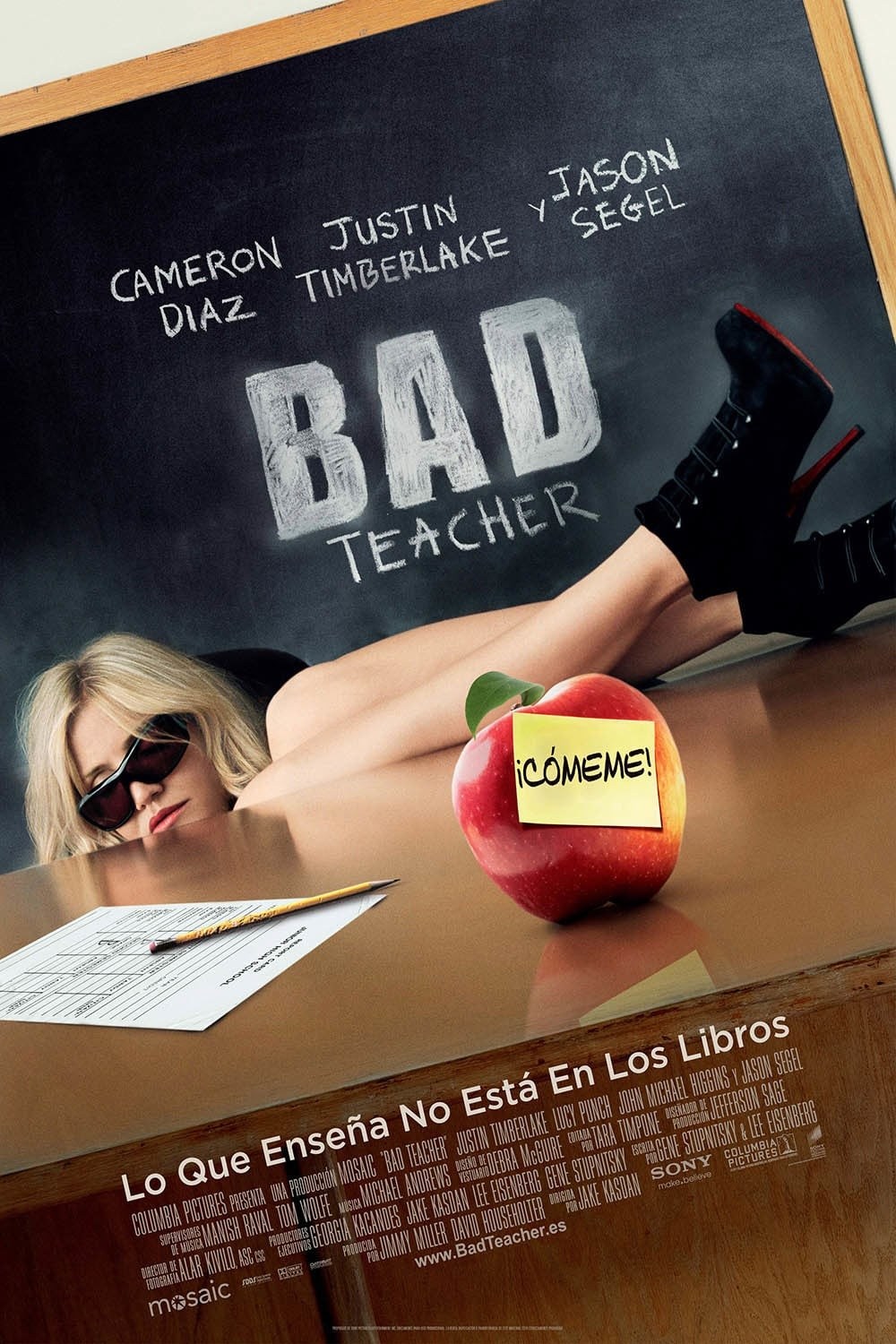Poster de BAD TEACHER en español