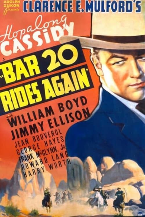Poster de BAR 20 RIDES AGAIN en inglés