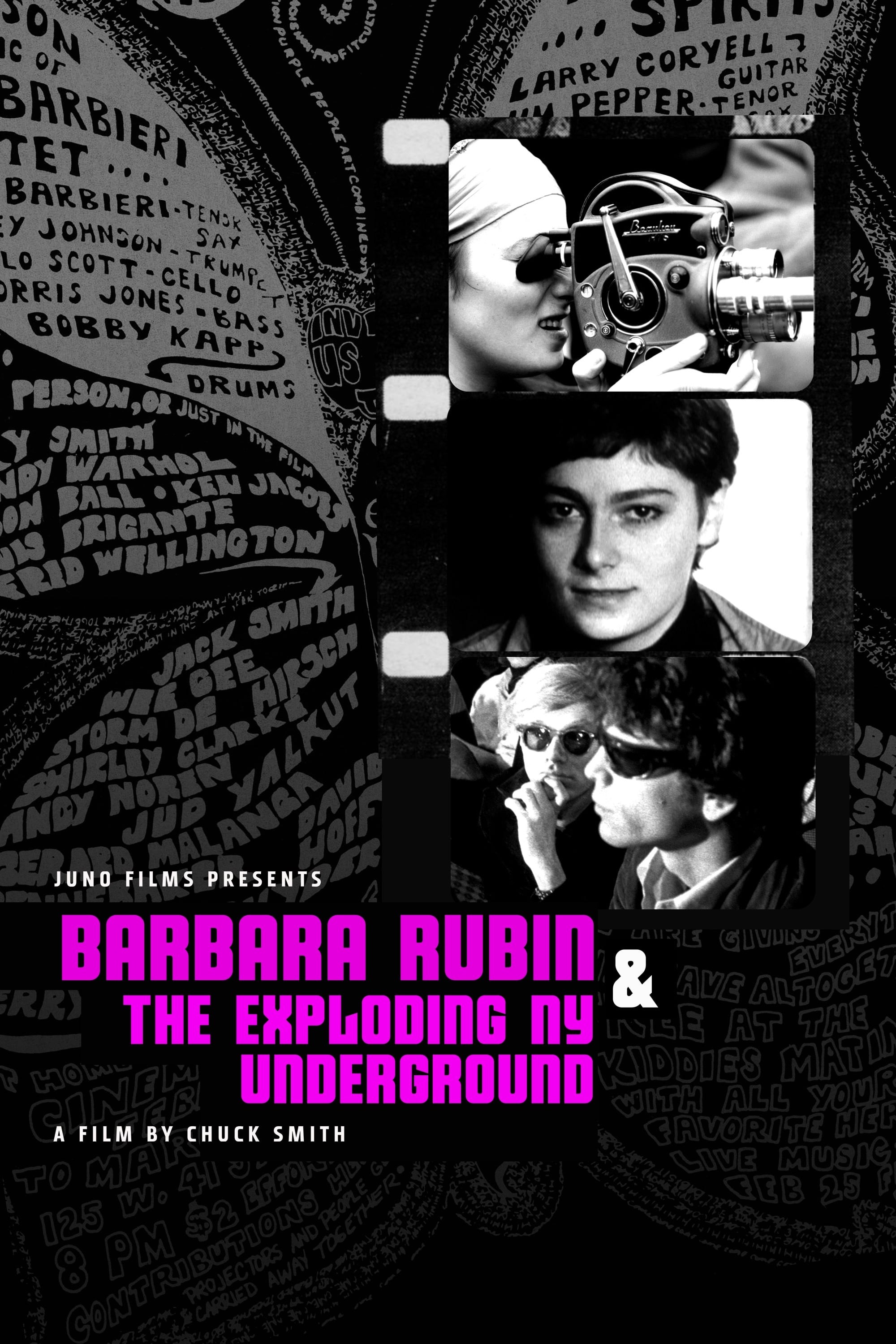 Poster de BARBARA RUBIN AND THE EXPLODING NY UNDERGROUND en inglés