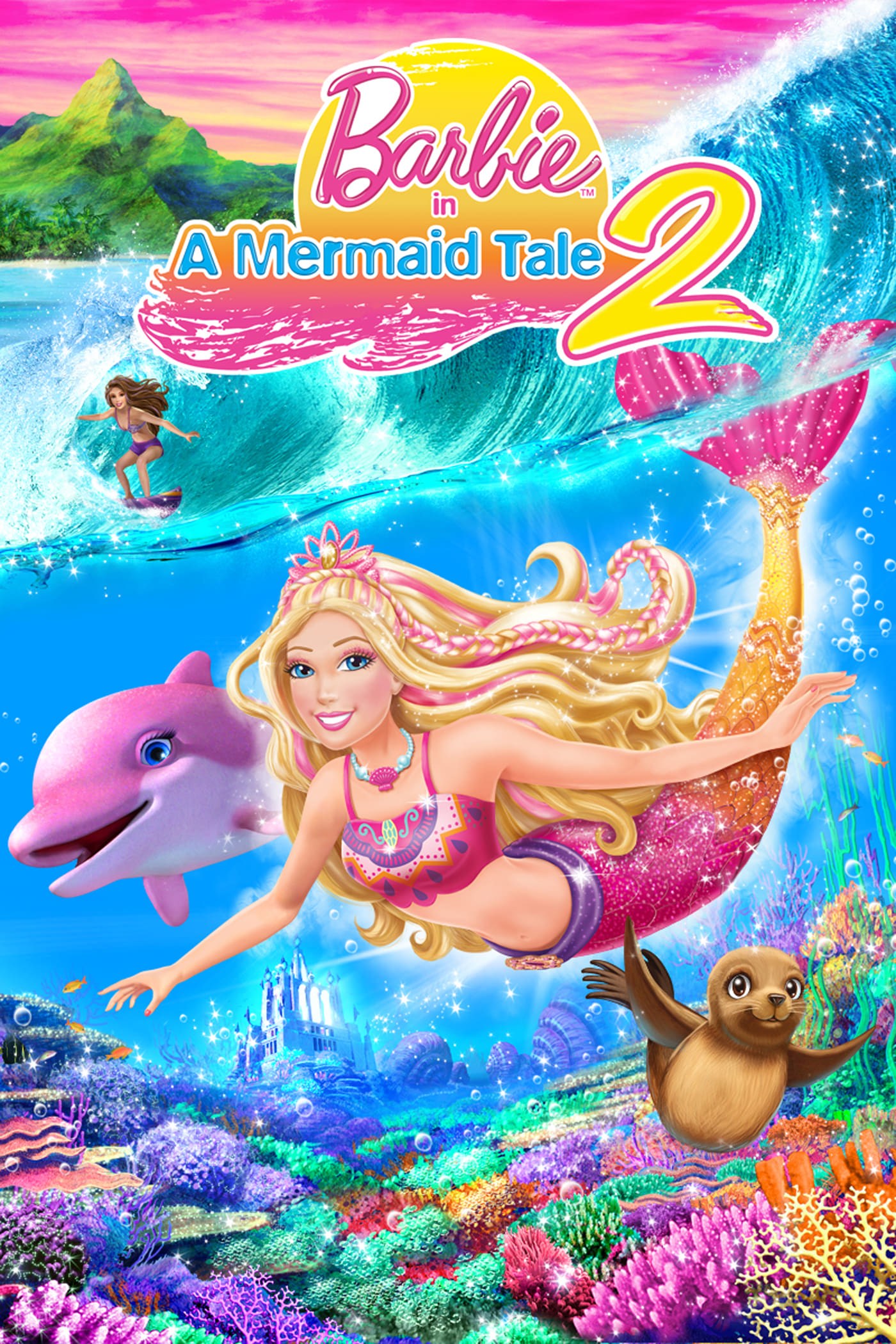 Poster de BARBIE EN UNA AVENTURA DE SIRENAS 2 en inglés