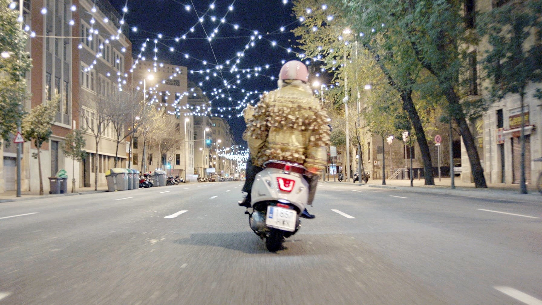 Foto de BARCELONA, NOCHE DE INVIERNO