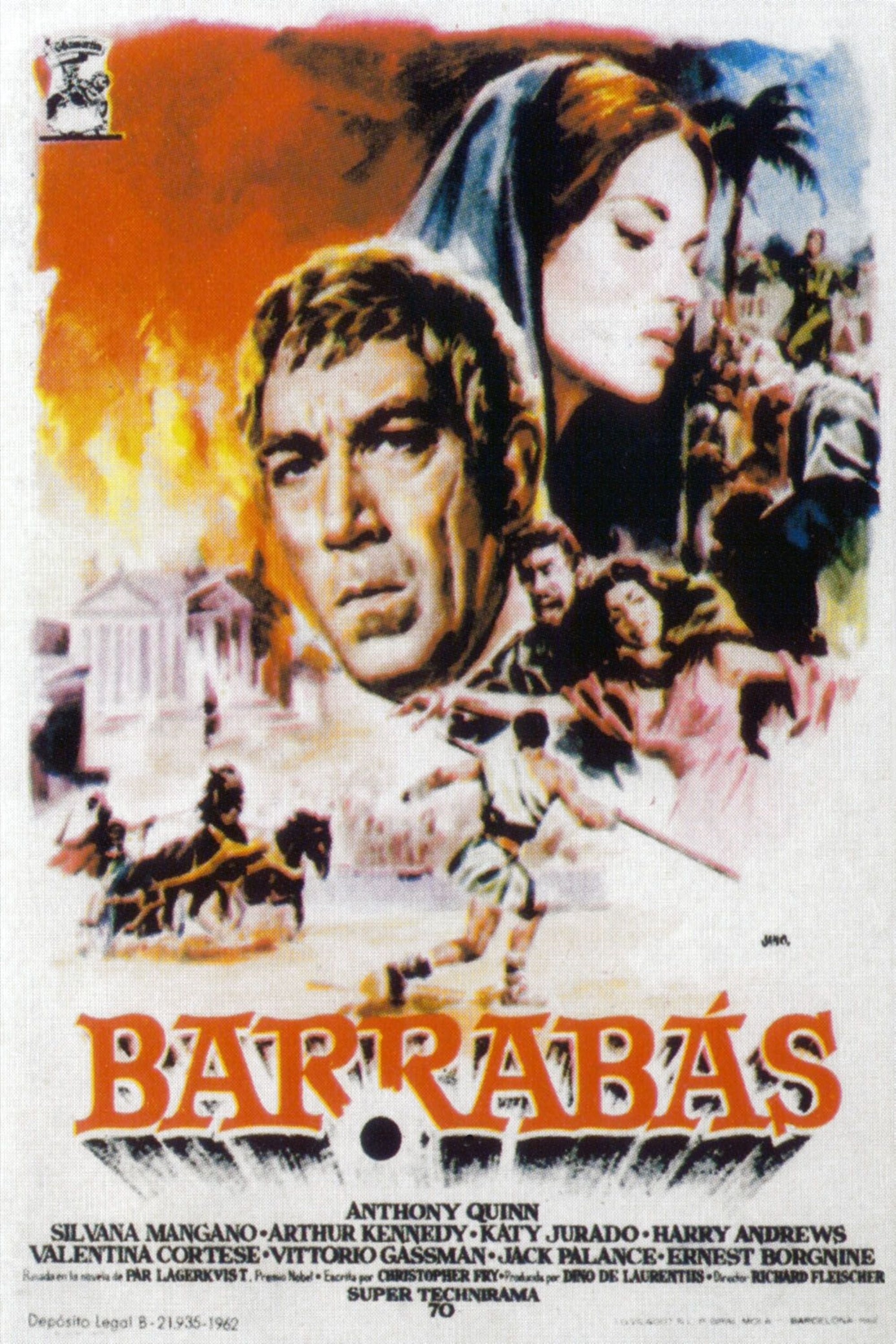 Poster de BARRABÁS en español