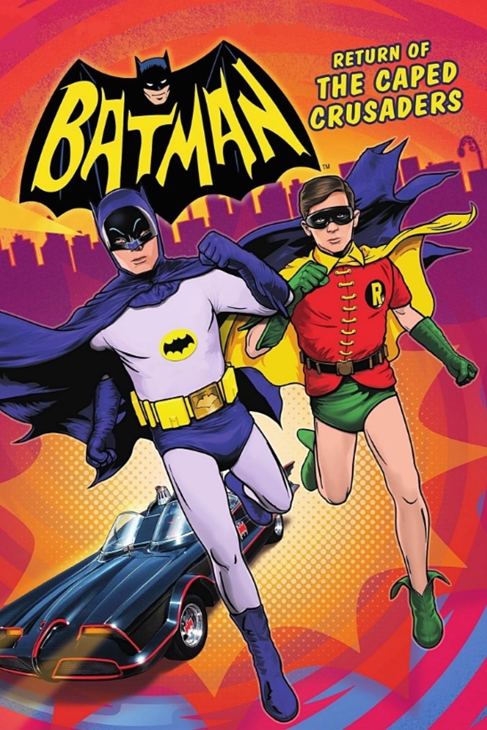 Poster de BATMAN: RETURN OF THE CAPED CRUSADERS en inglés