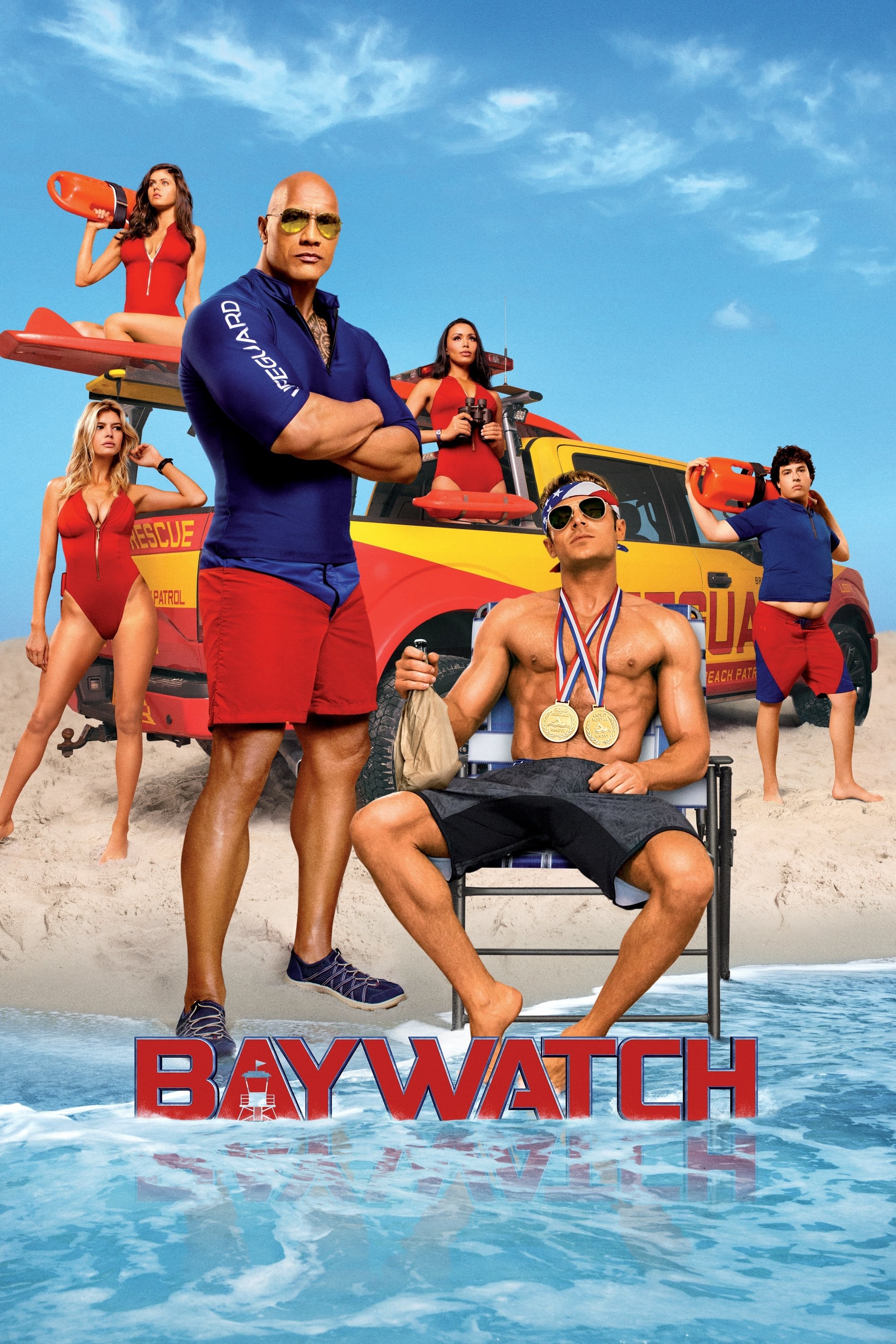 Poster de BAYWATCH: LOS VIGILANTES DE LA PLAYA en inglés