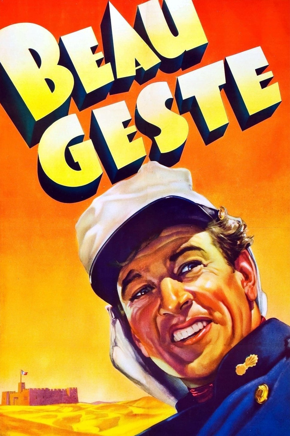 Poster de BEAU GESTE en inglés
