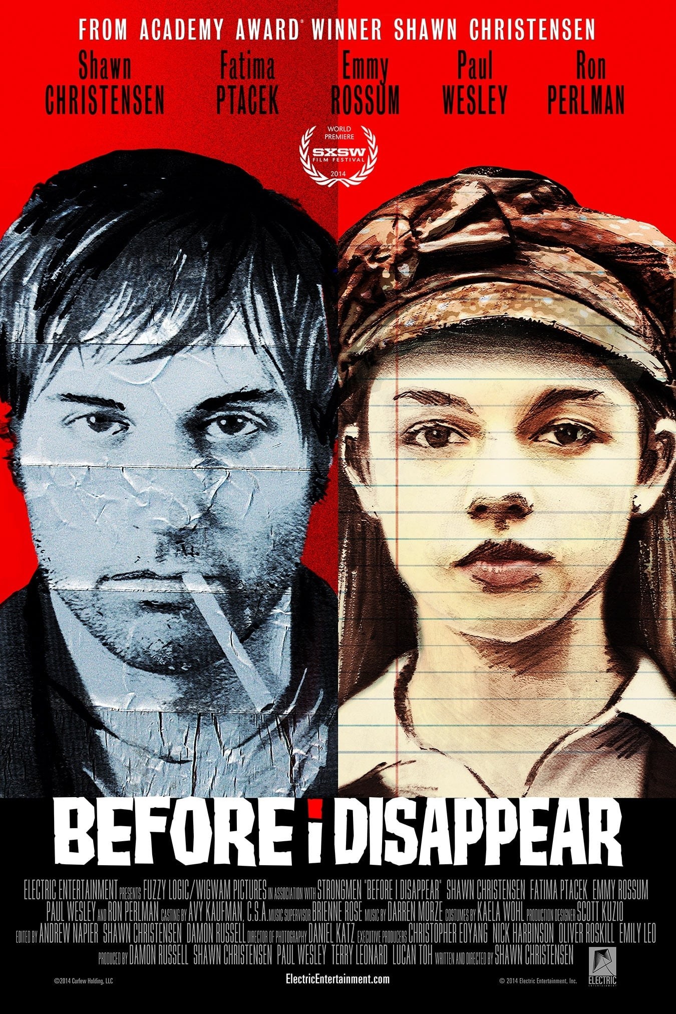 Poster de BEFORE I DISAPPEAR en inglés