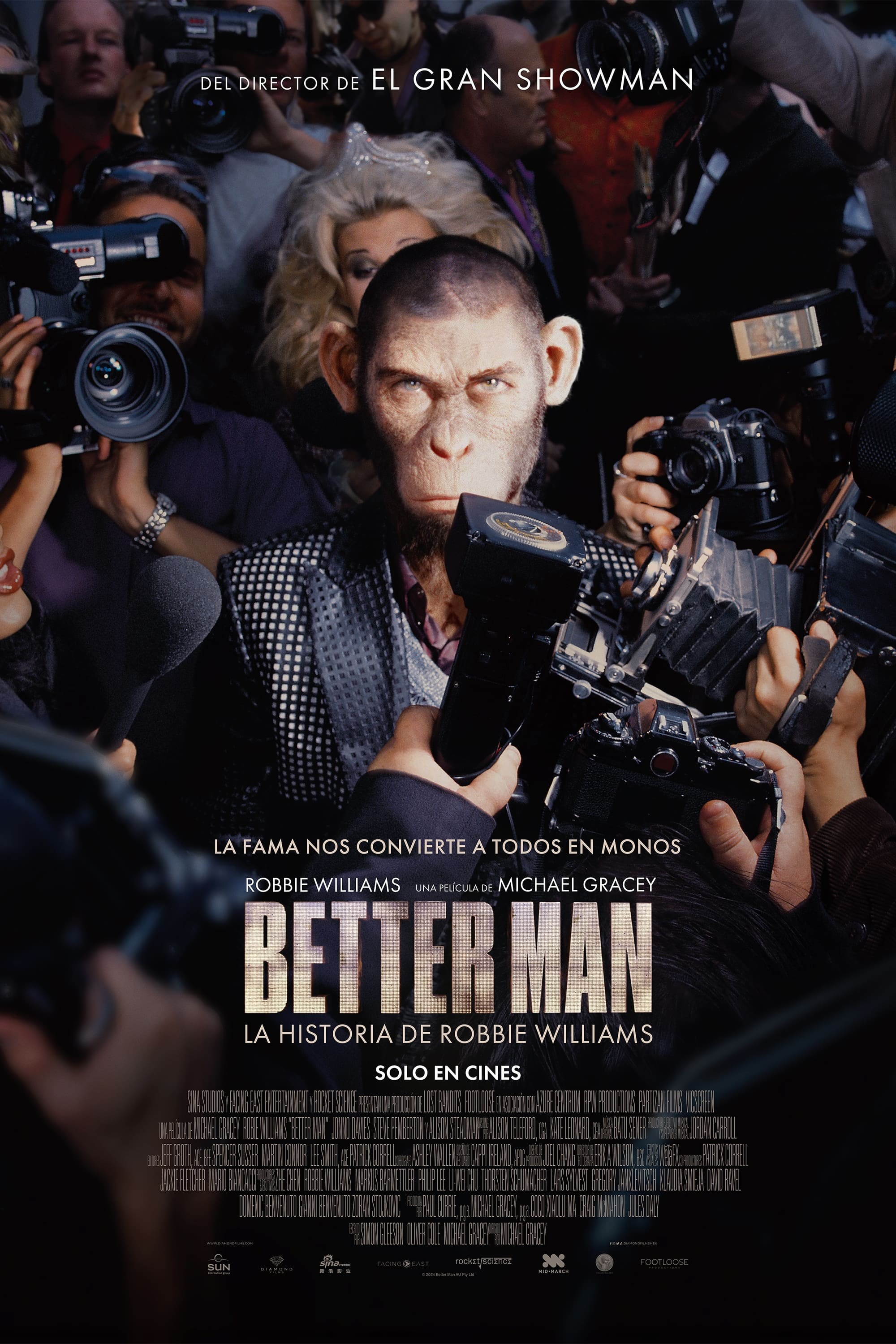 Poster de BETTER MAN en español