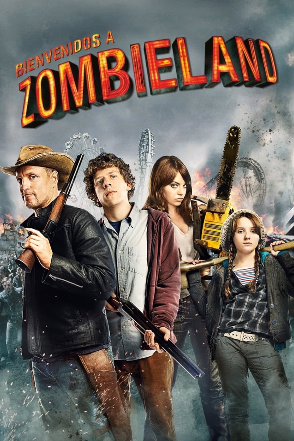 Poster de BIENVENIDOS A ZOMBIELAND en español