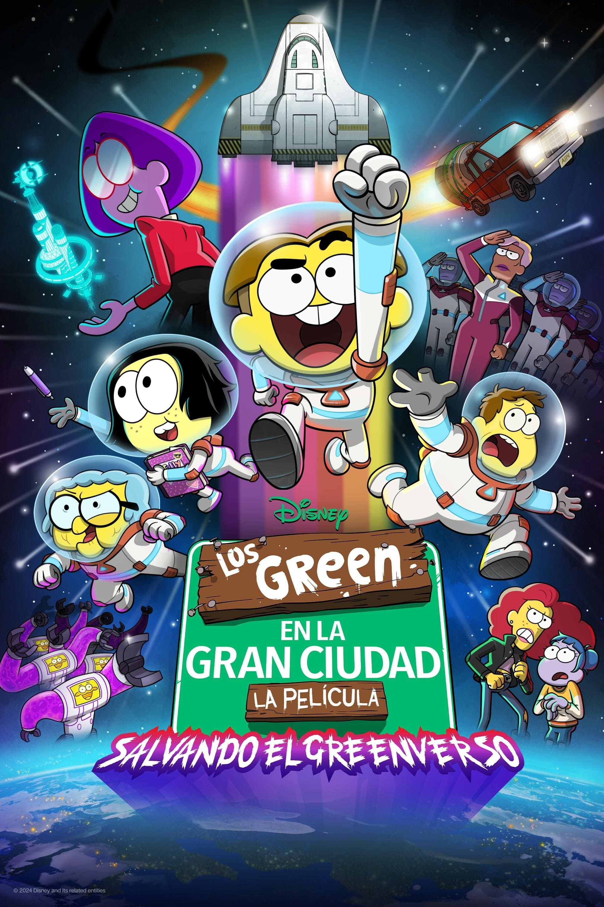 Poster de BIG CITY GREENS THE MOVIE: SPACECATION en español