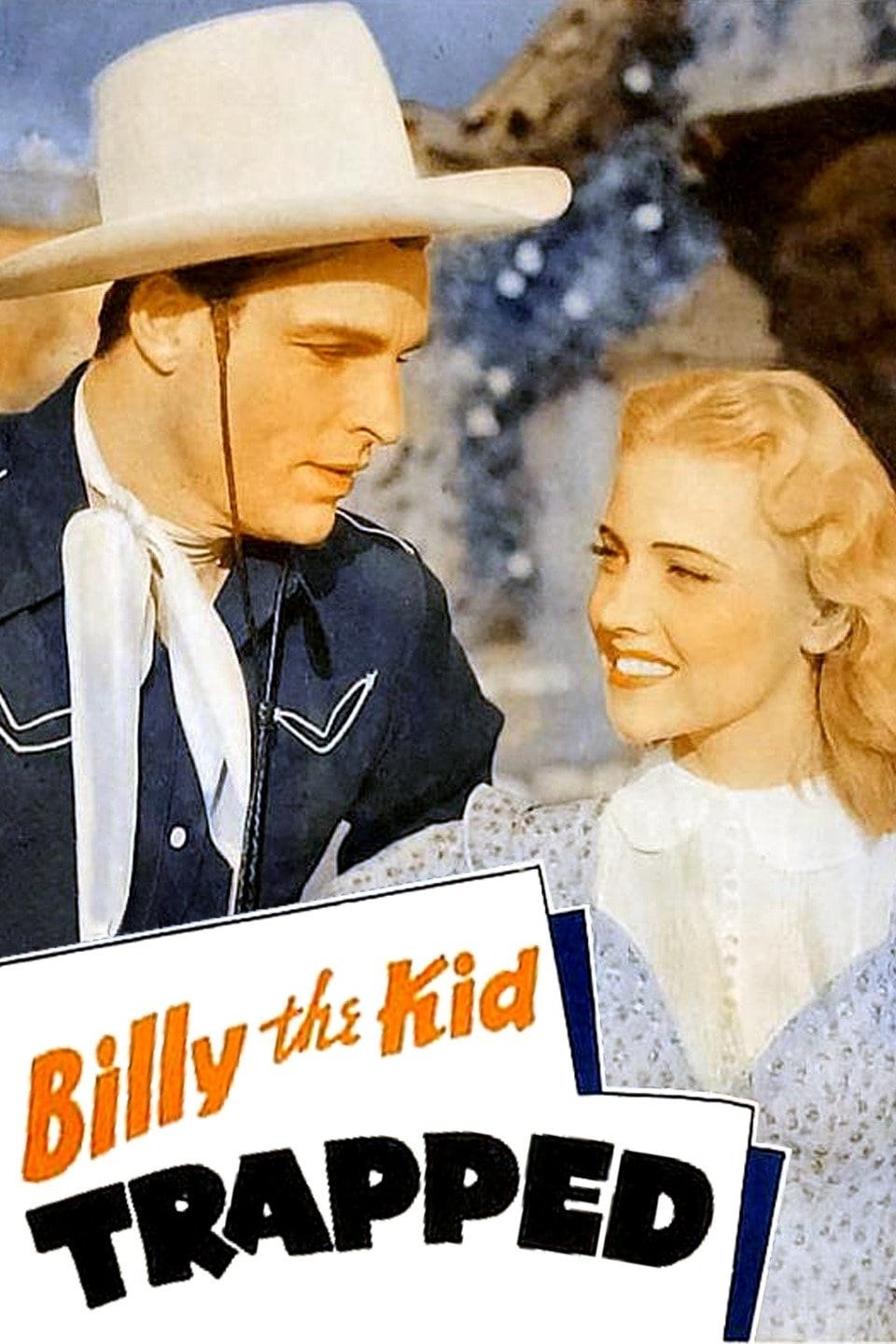 Poster de BILLY THE KID TRAPPED en inglés
