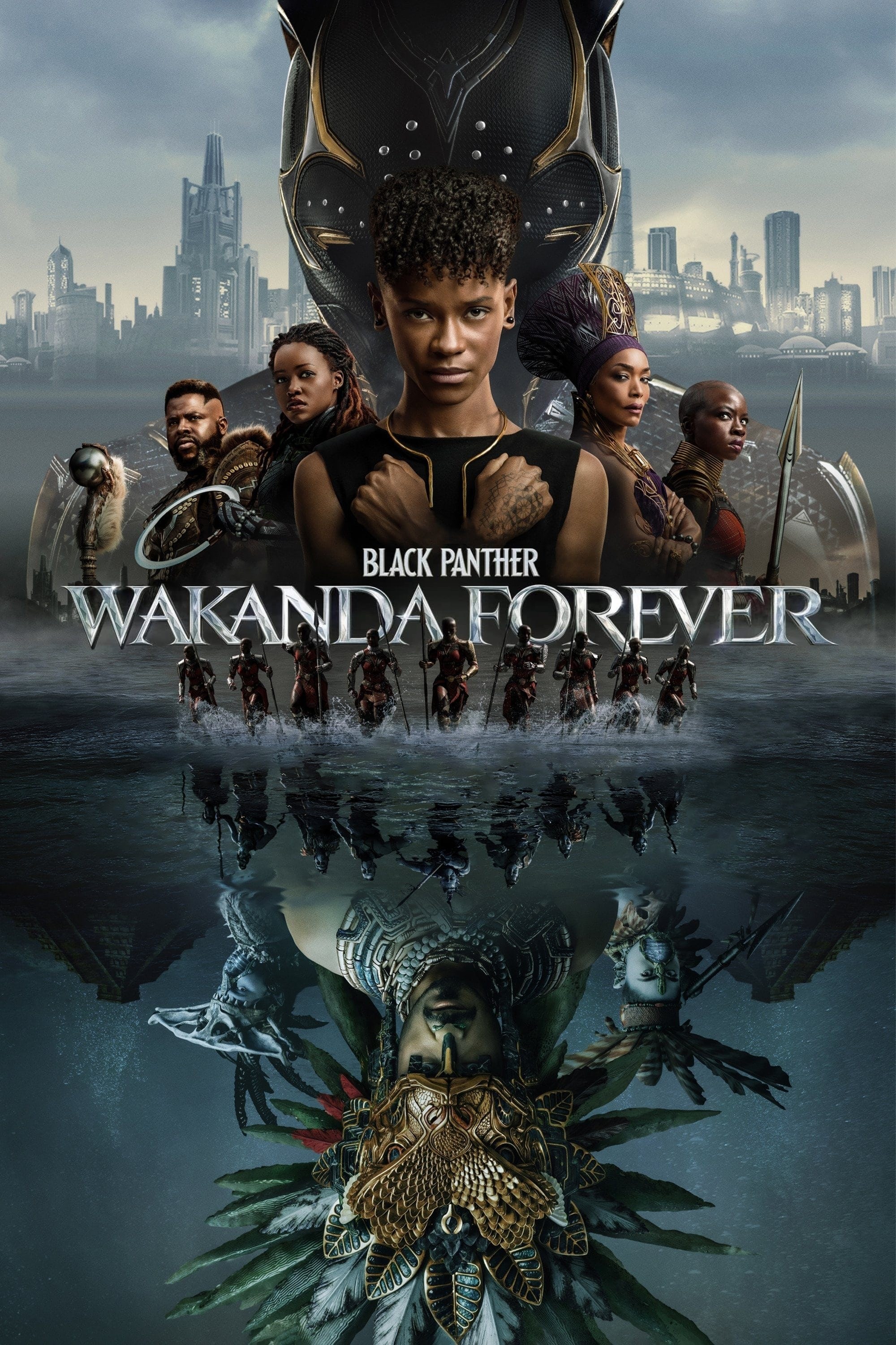 Poster de BLACK PANTHER: WAKANDA FOREVER en inglés