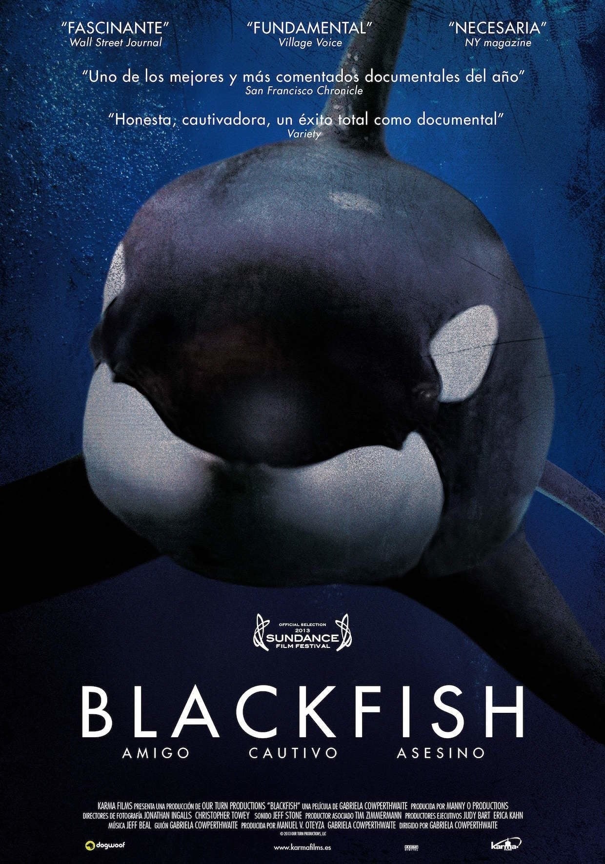 Poster de BLACKFISH en español