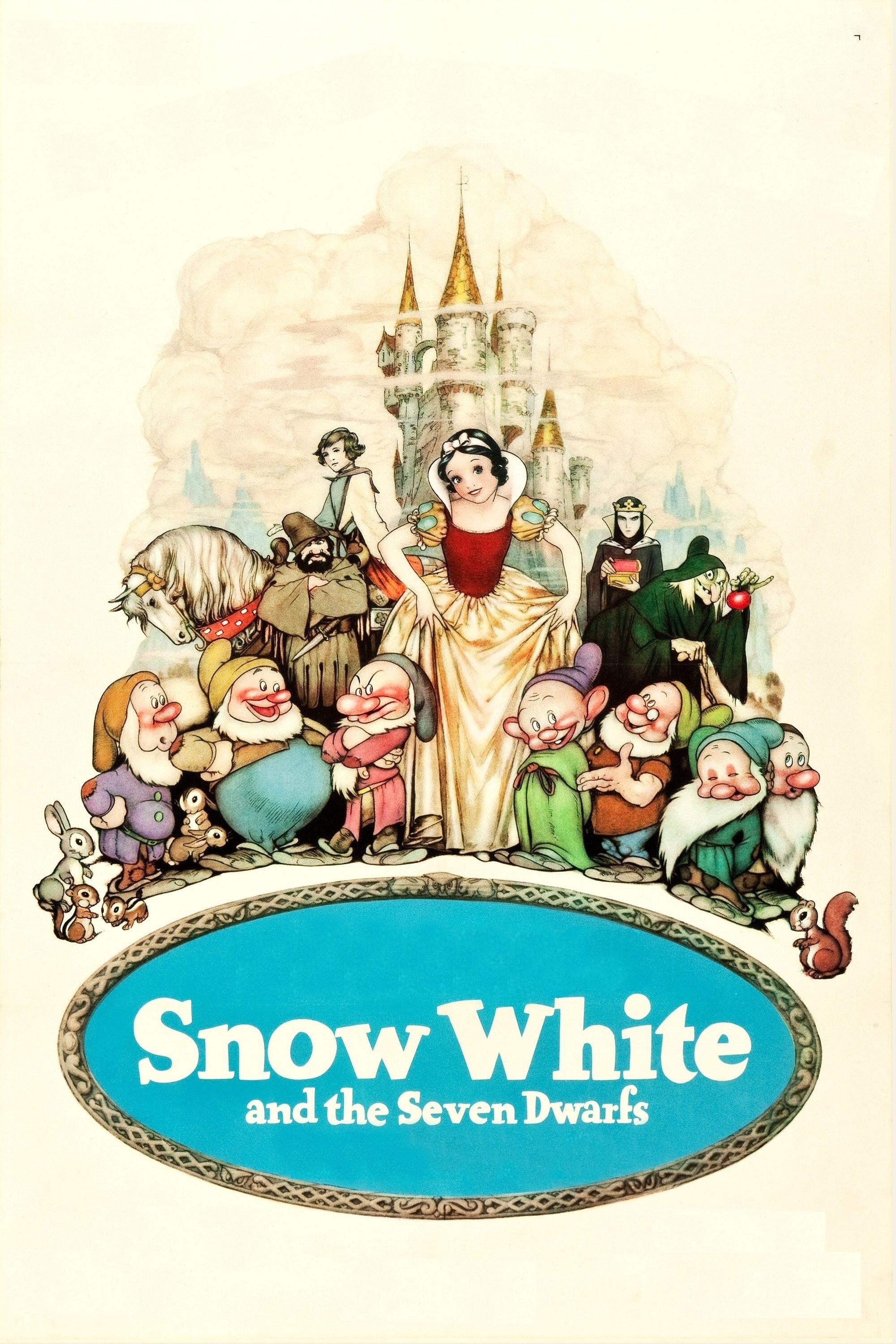 Poster de BLANCANIEVES Y LOS SIETE ENANITOS en inglés