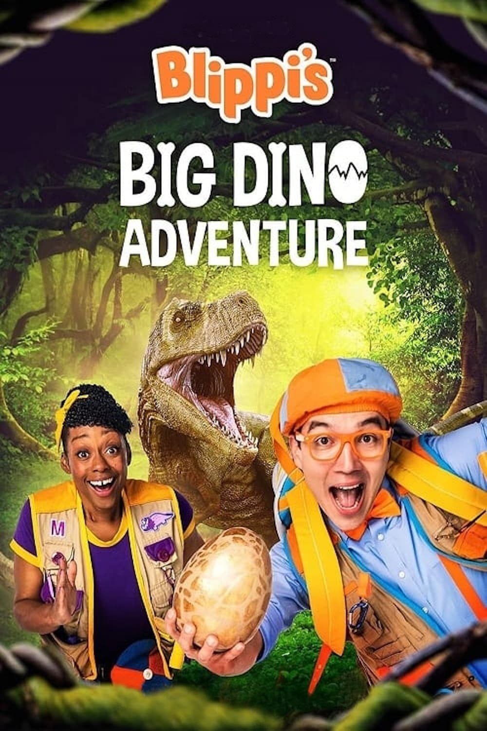Poster de BLIPPI'S BIG DINO ADVENTURE en inglés