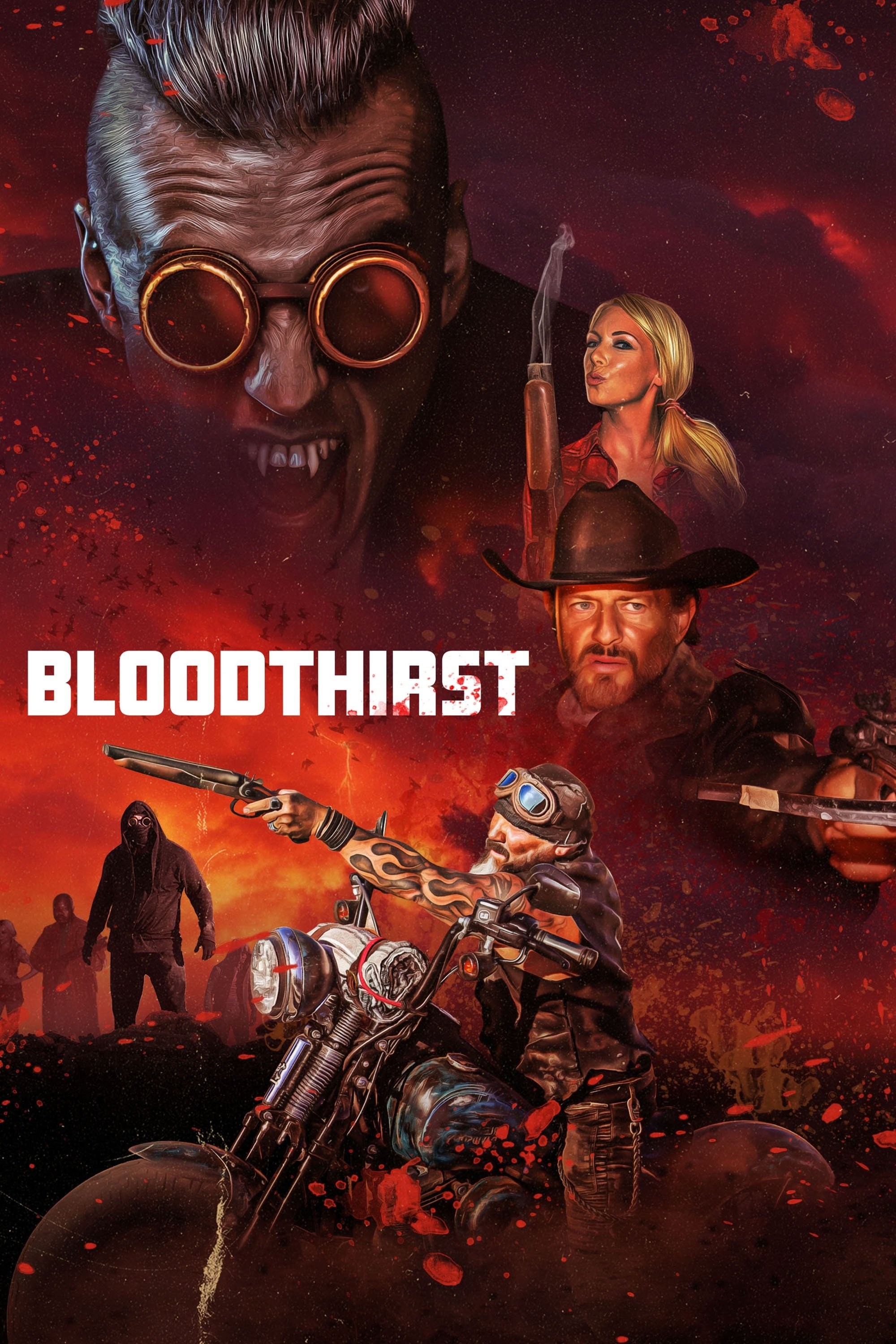 Poster de BLOODTHIRST en inglés