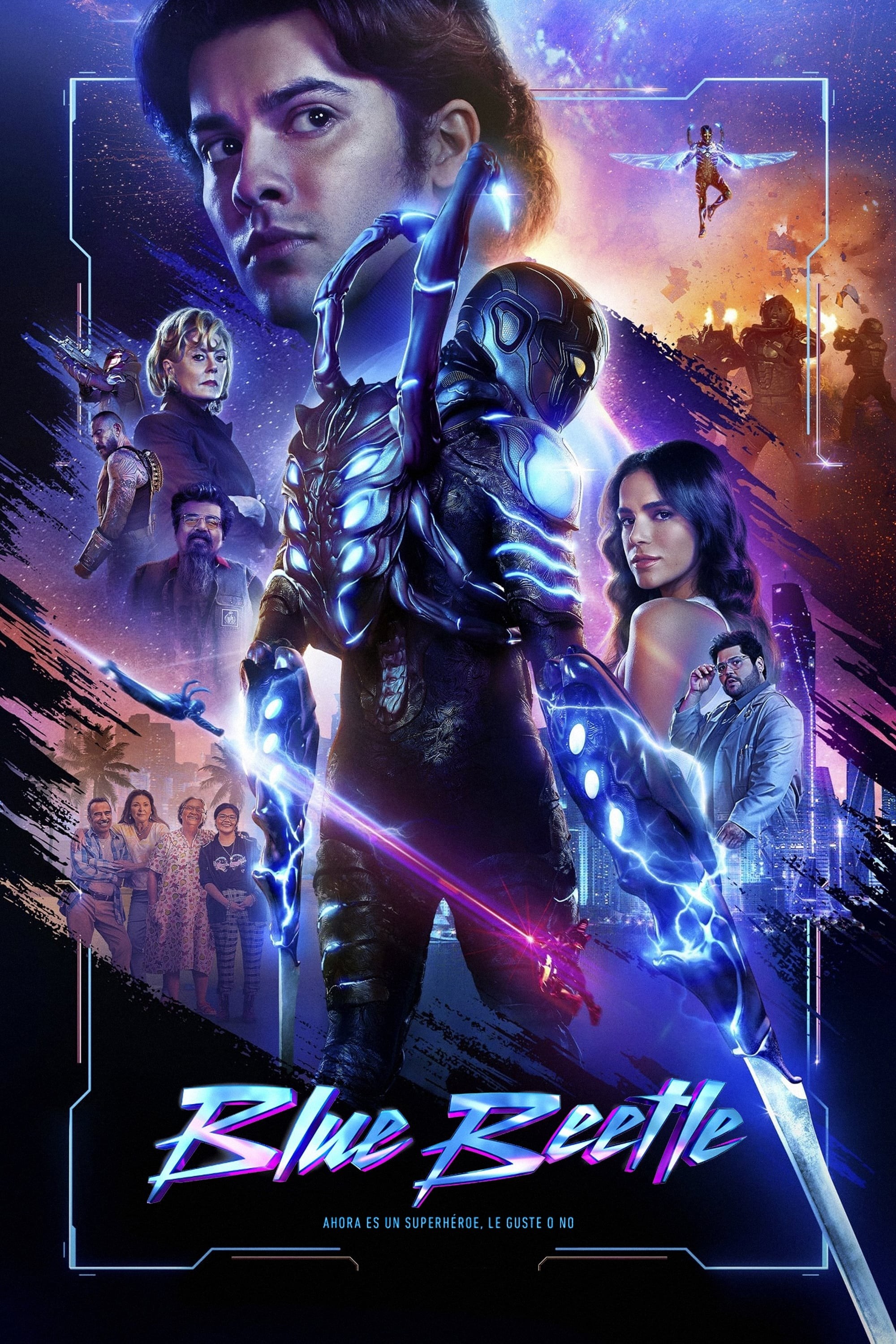 Poster de BLUE BEETLE en español