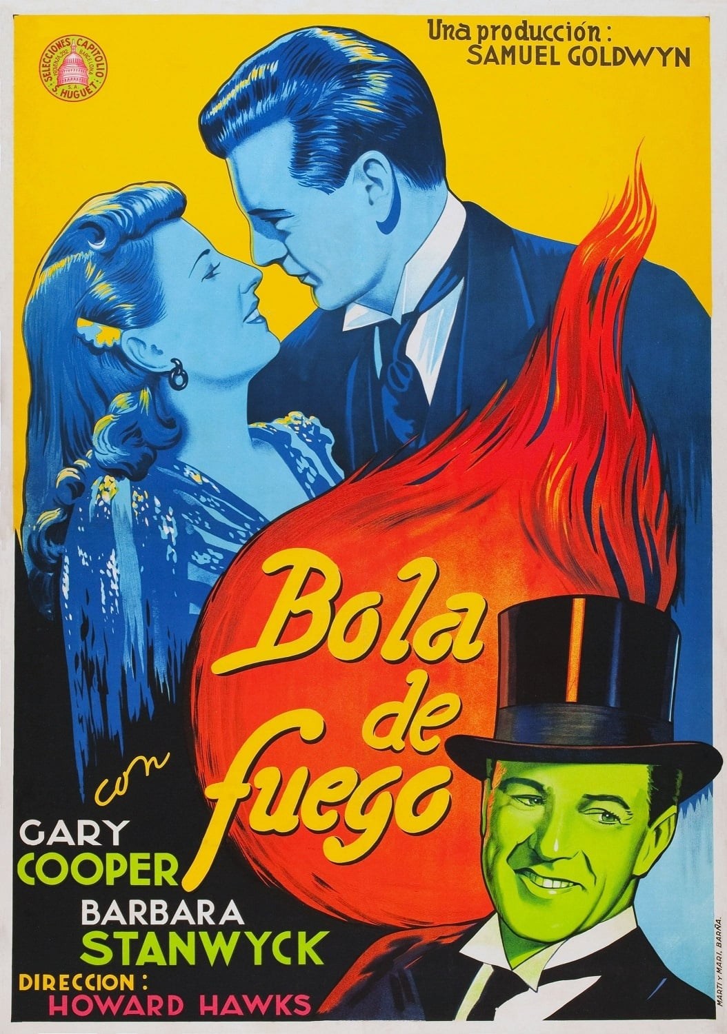 Poster de BOLA DE FUEGO en español