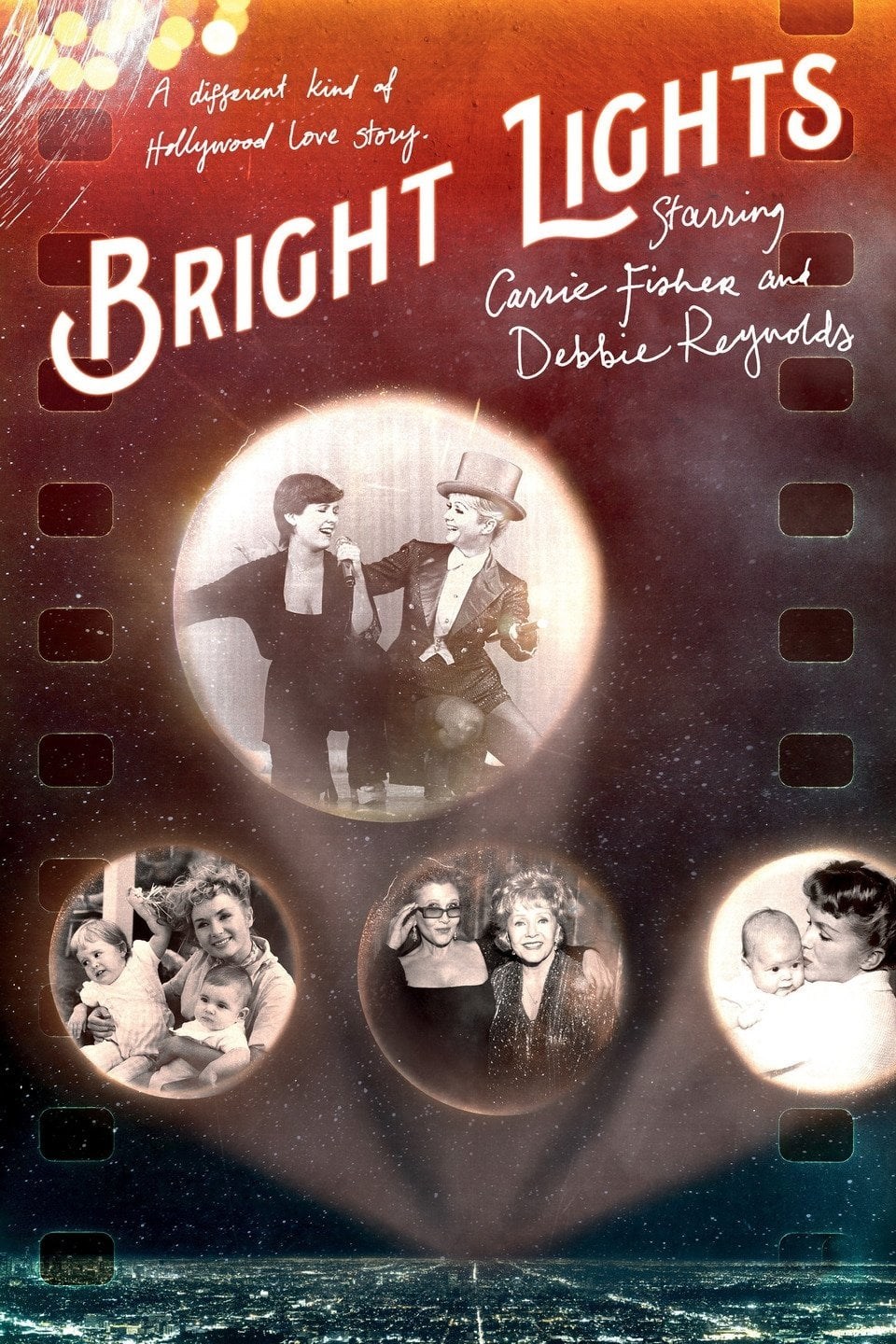 Poster de BRIGHT LIGHTS: STARRING CARRIE FISHER AND DEBBIE REYNOLDS en inglés