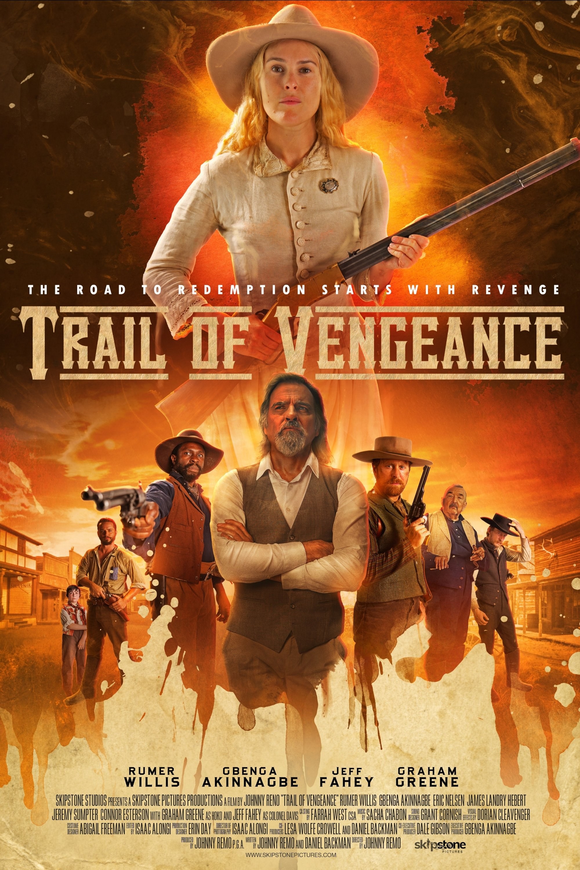 Poster de BROKEN TRAIL en inglés