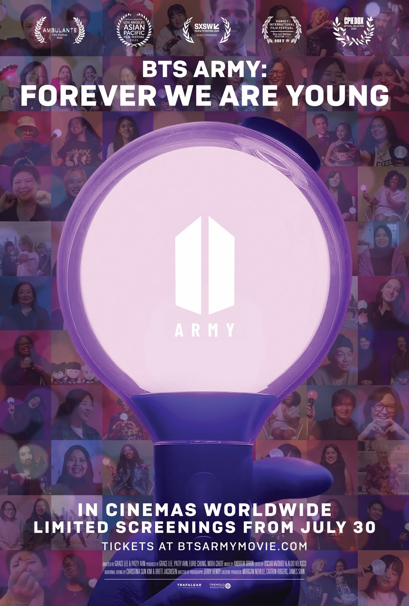 Poster de BTS ARMY: FOREVER WE ARE YOUNG en inglés