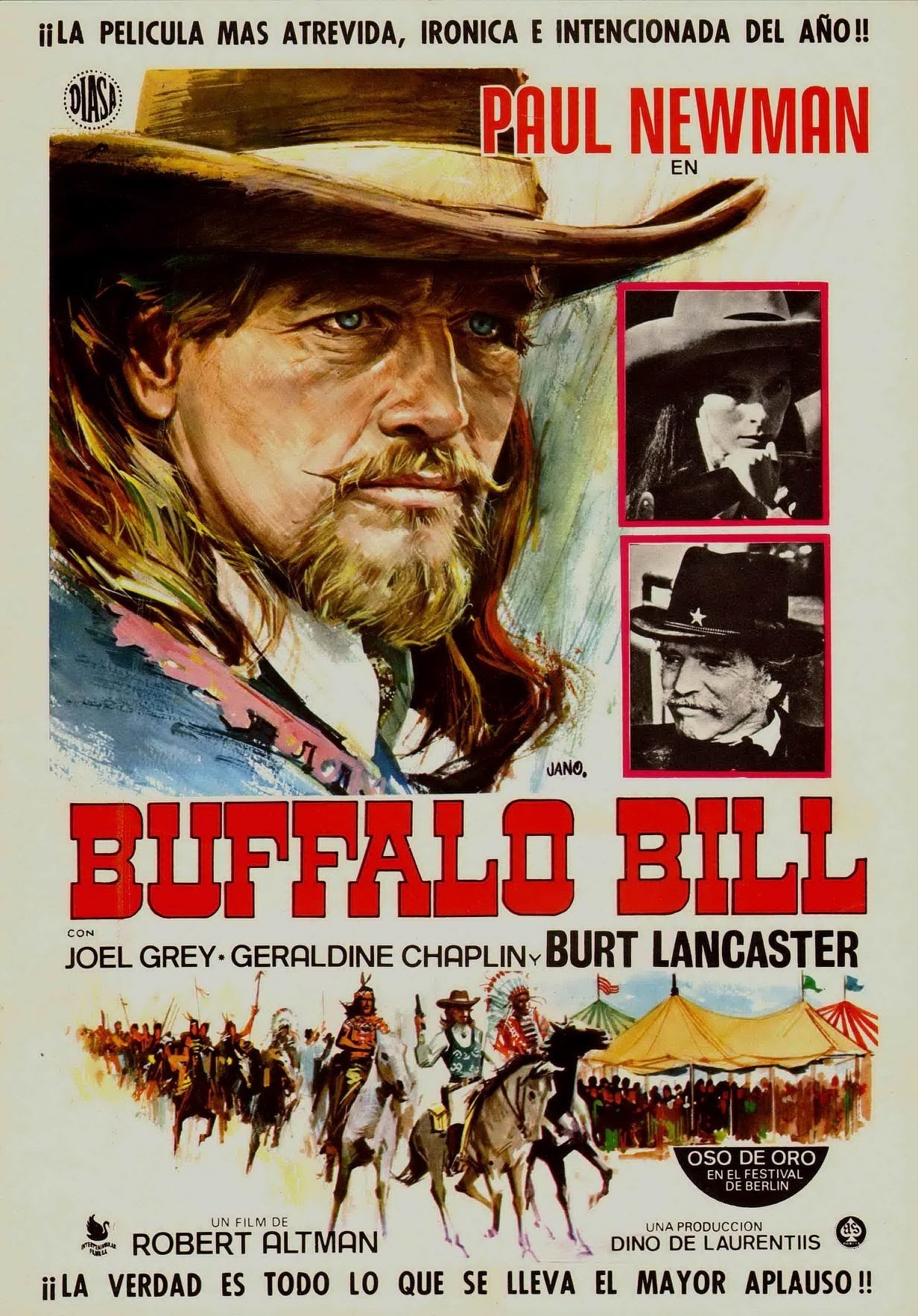 Poster de BUFFALO BILL Y LOS INDIOS en español