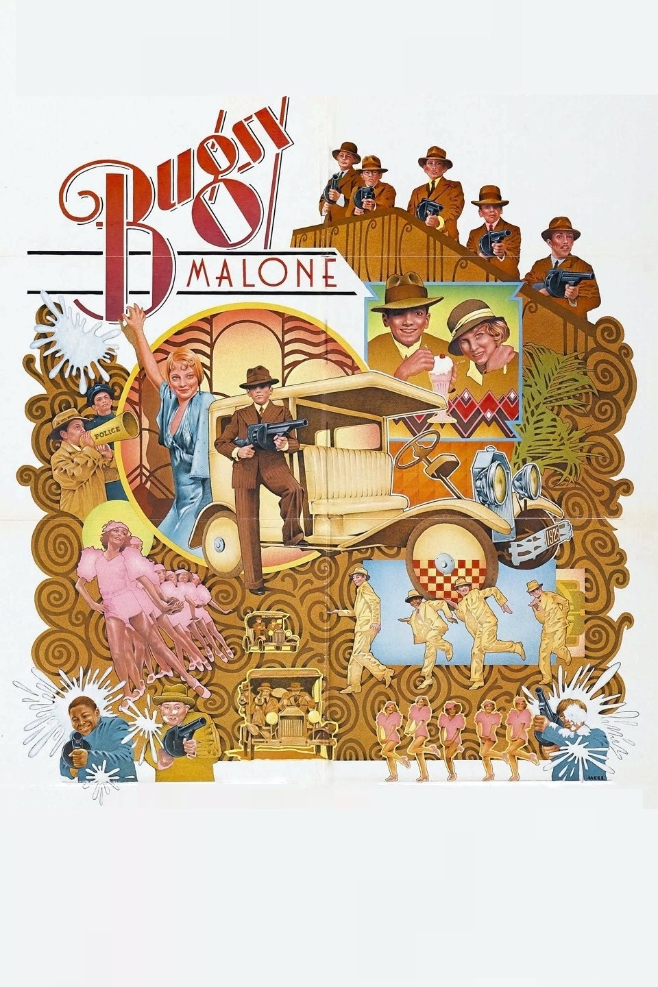 Poster de BUGSY MALONE, NIETO DE AL CAPONE en inglés