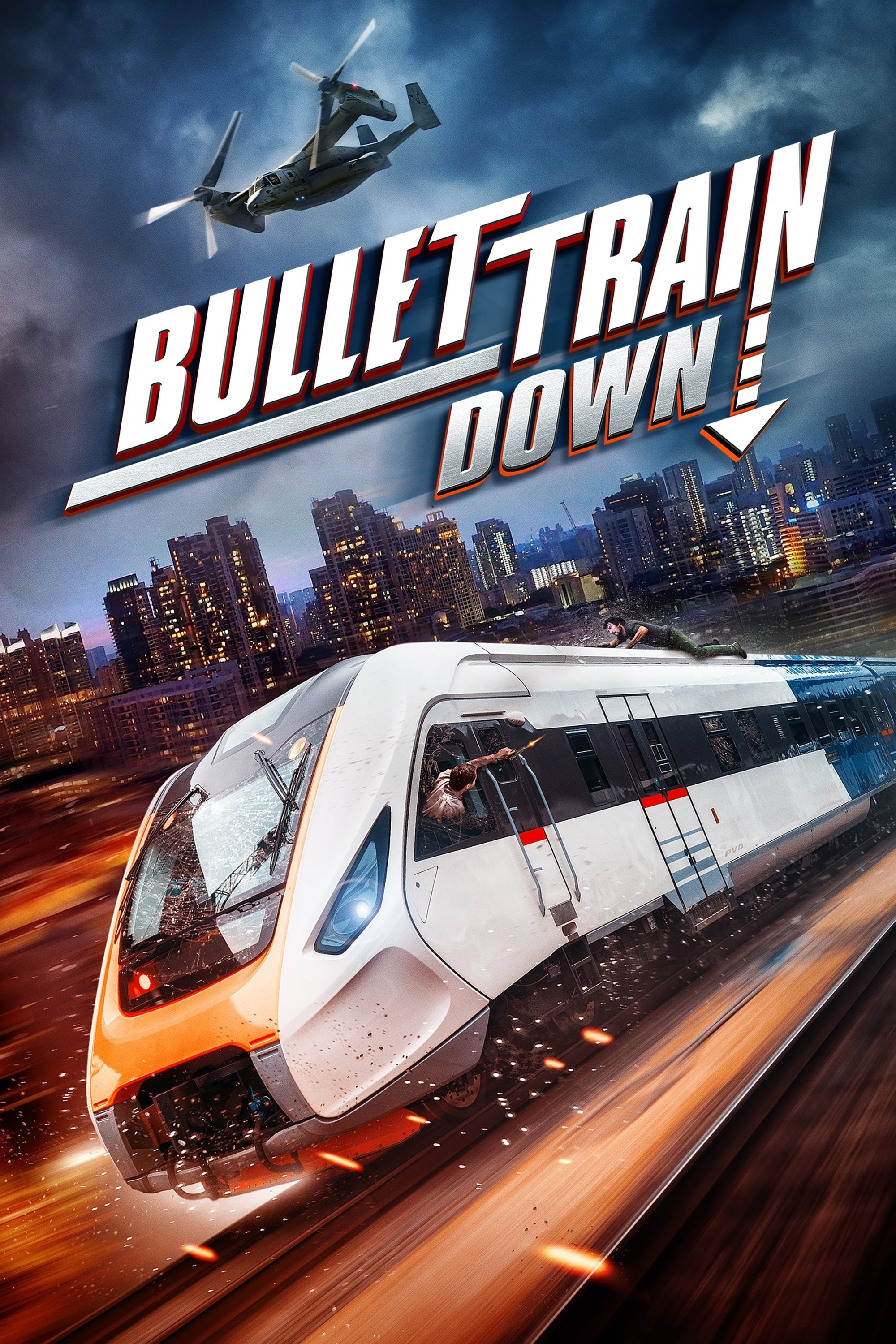 Poster de BULLET TRAIN DOWN en inglés