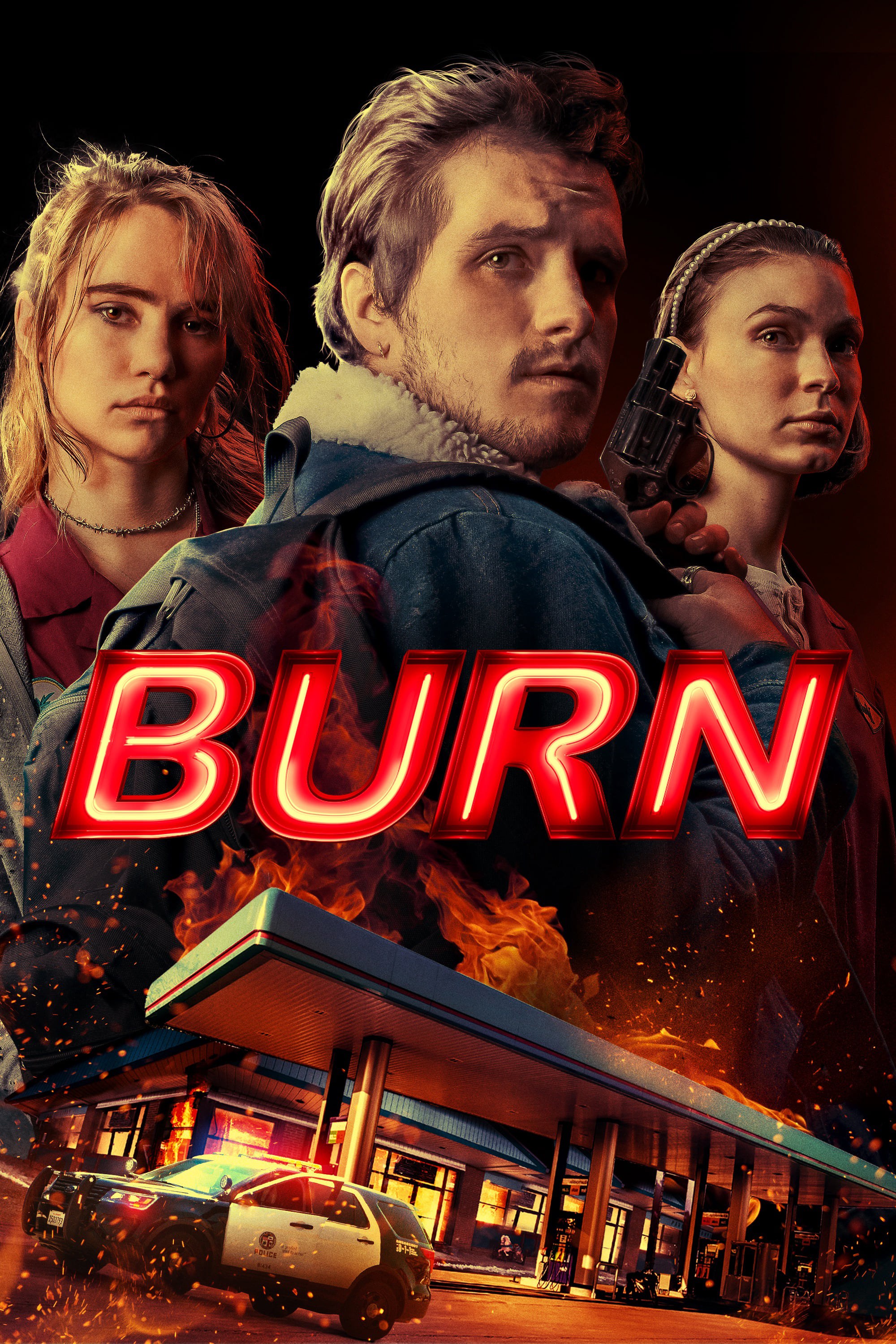 Poster de BURN en inglés