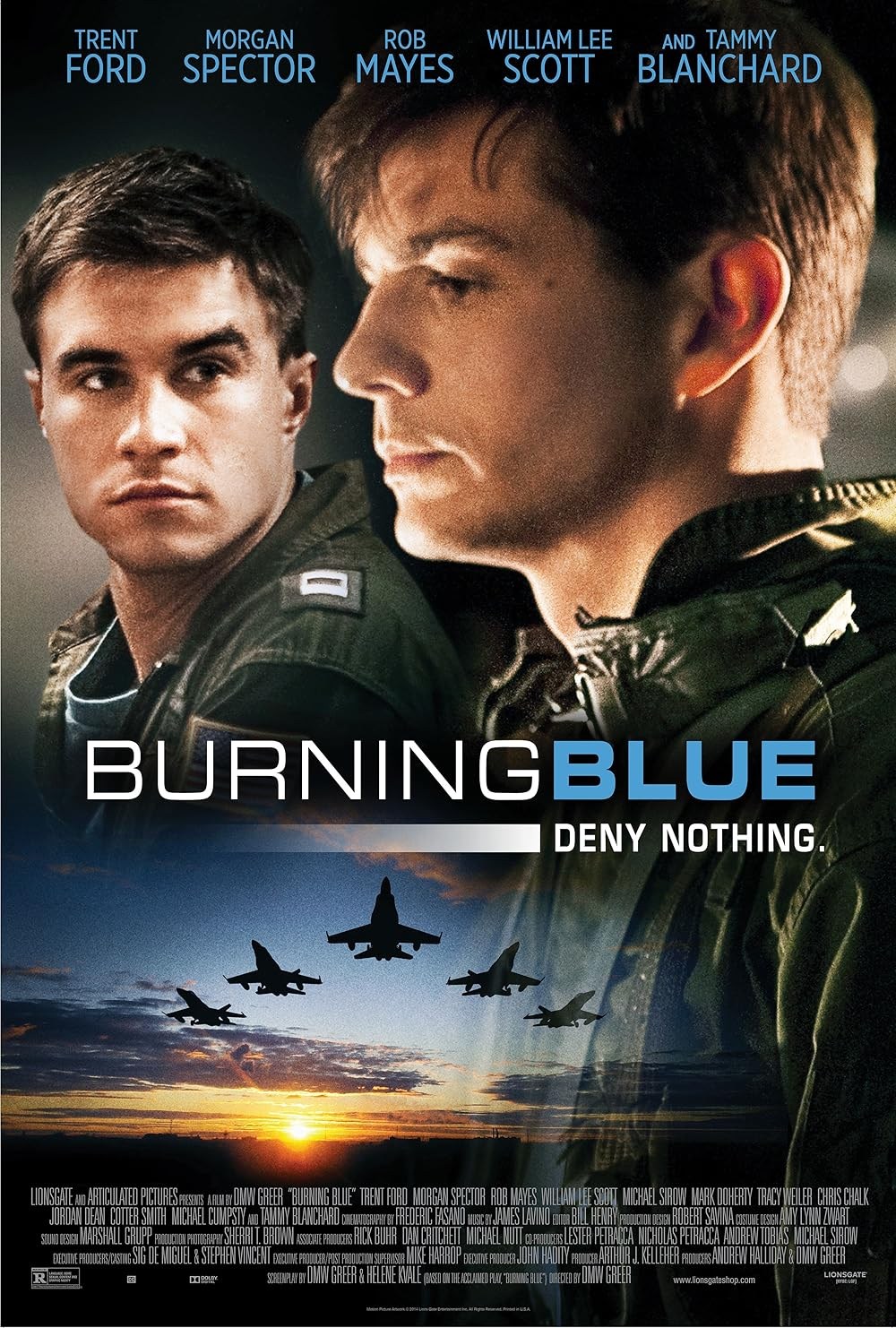 Poster de BURNING BLUE