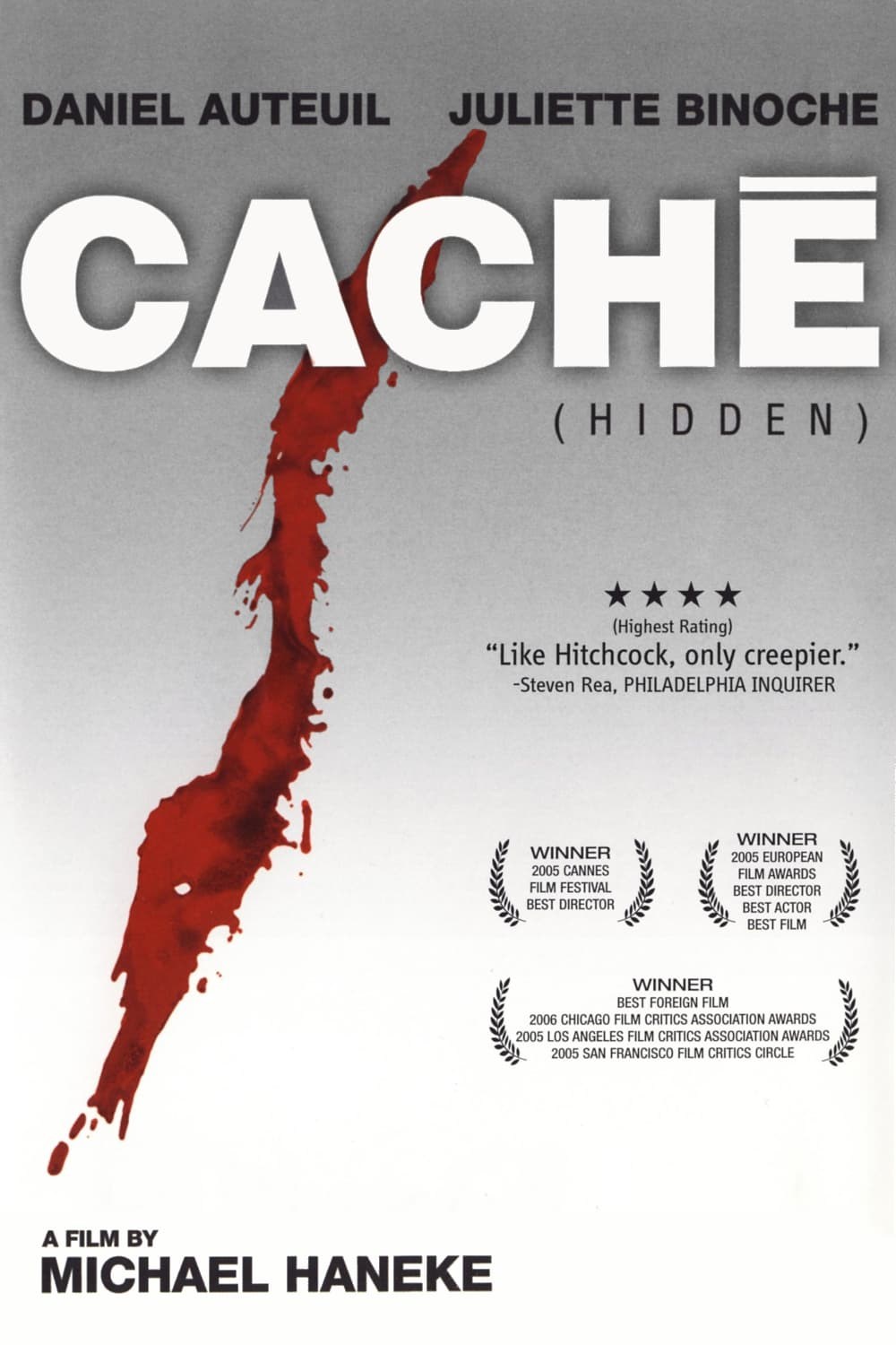 Poster de CACHÉ (ESCONDIDO) en inglés