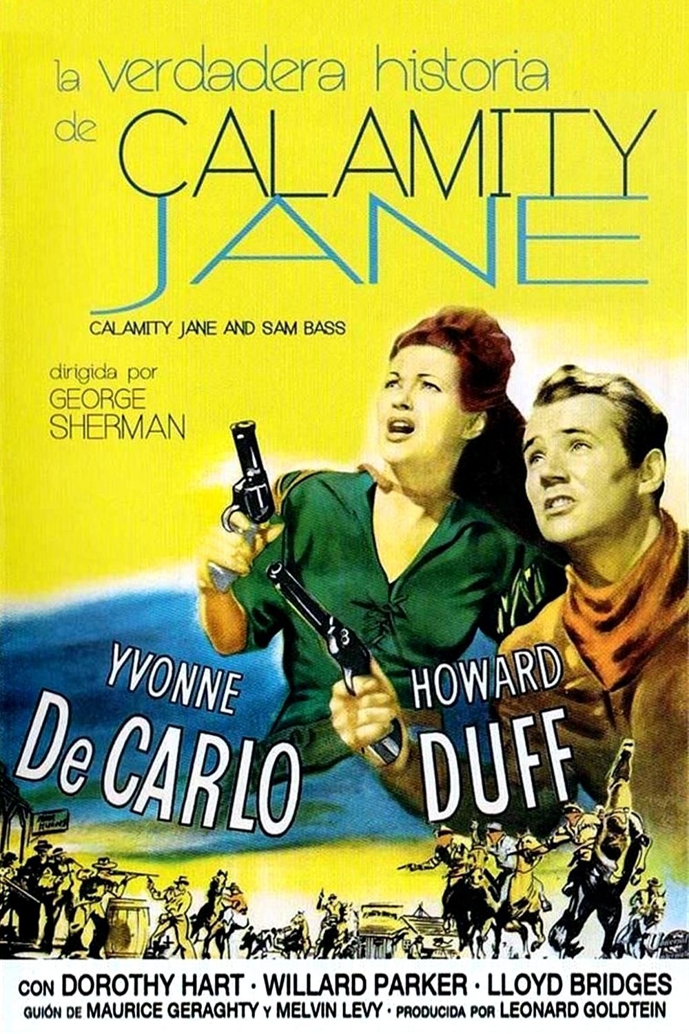 Poster de CALAMITY JANE Y SAM BASS en español