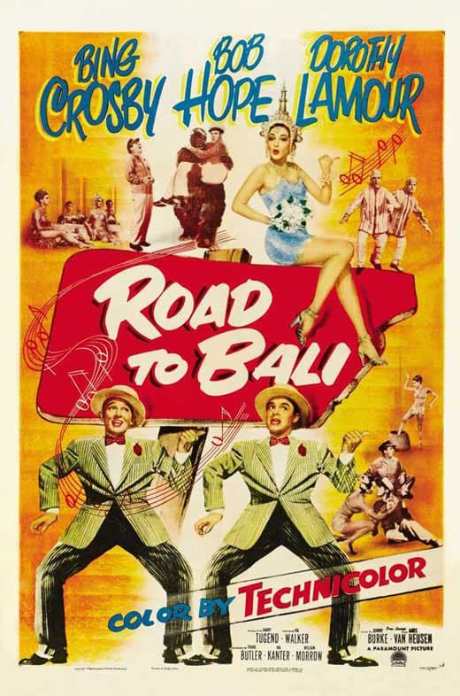 Poster de CAMINO A BALI en inglés