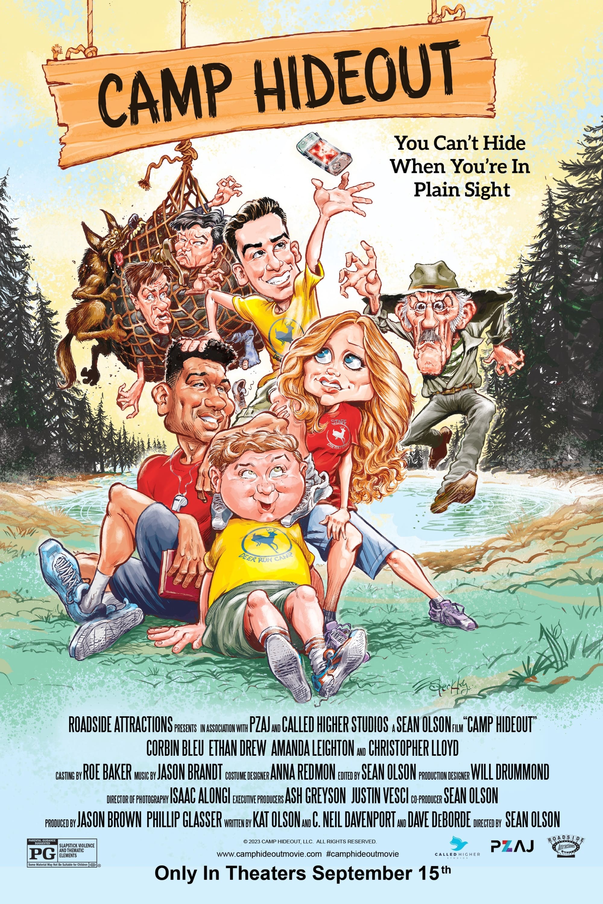 Poster de CAMP HIDEOUT en inglés