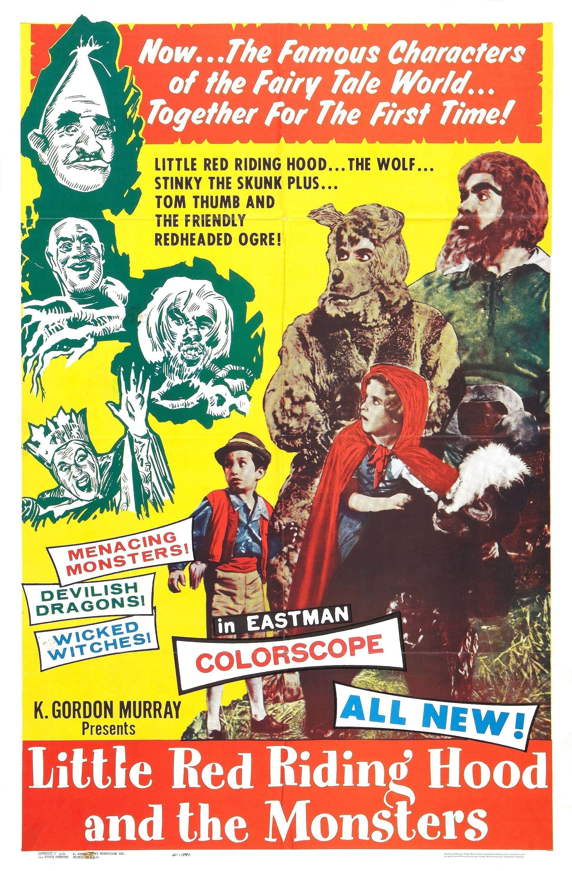 Poster de CAPERUCITA Y PULGARCITO CONTRA LOS MONSTRUOS en inglés