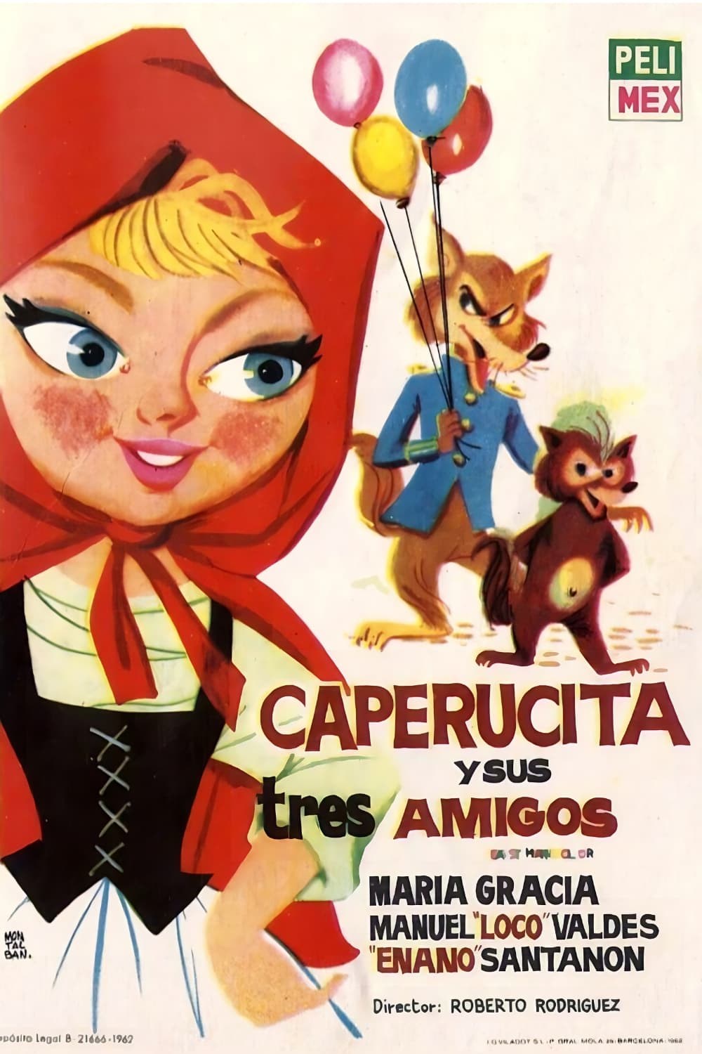 Poster de CAPERUCITA Y SUS TRES AMIGOS en español