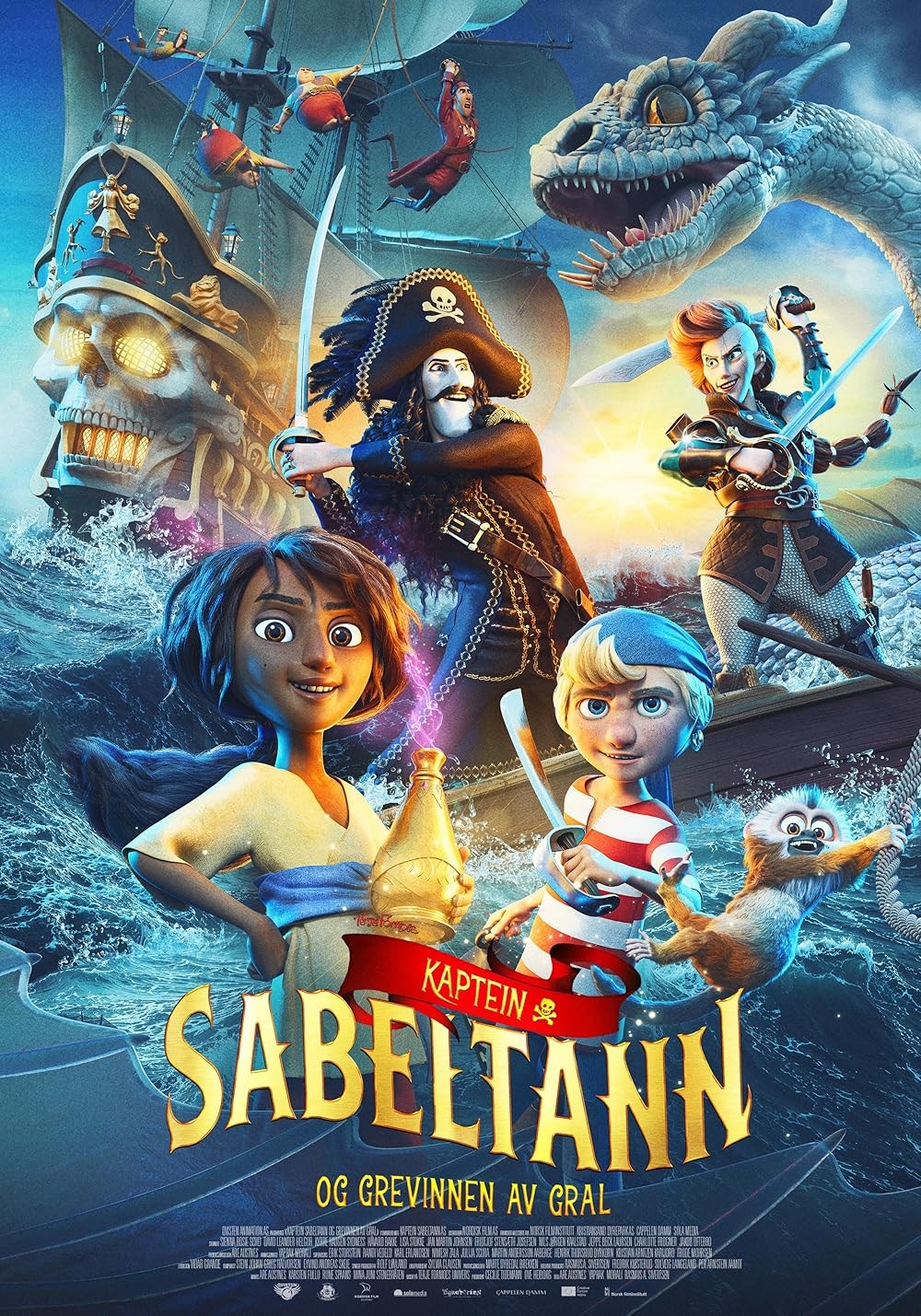 Poster de CAPITÁN DIENTE DE SABLE Y LA CONDESA DE GREL