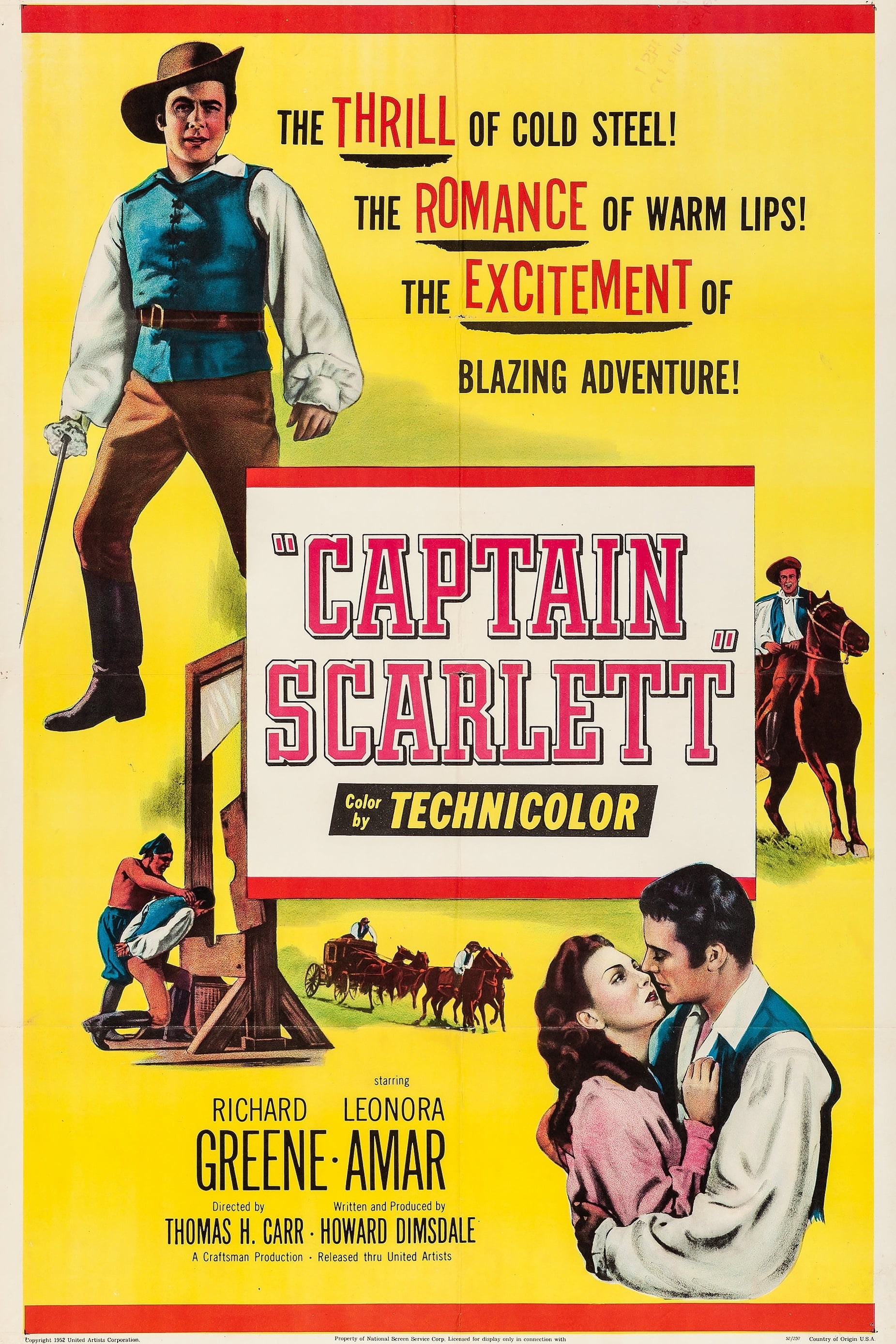 Poster de CAPITÁN SCARLETT en inglés