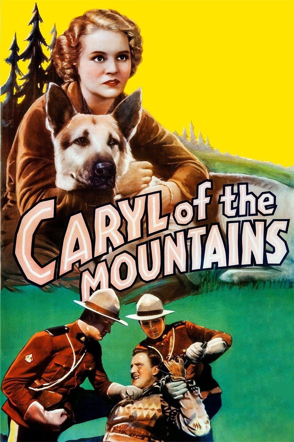 Poster de CARYL OF THE MOUNTAINS en inglés
